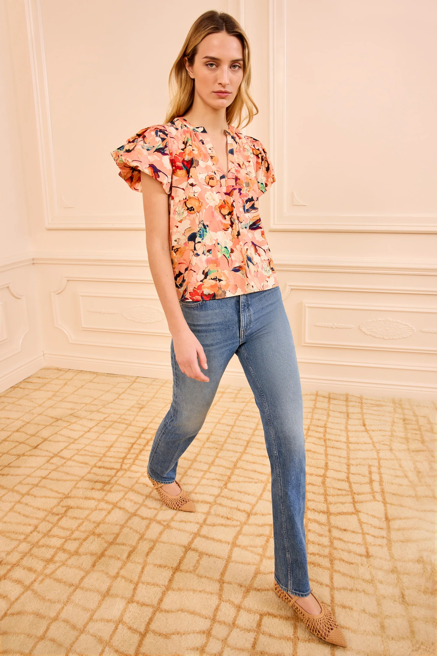 Abril Cotton Top - Camellia - Image 3