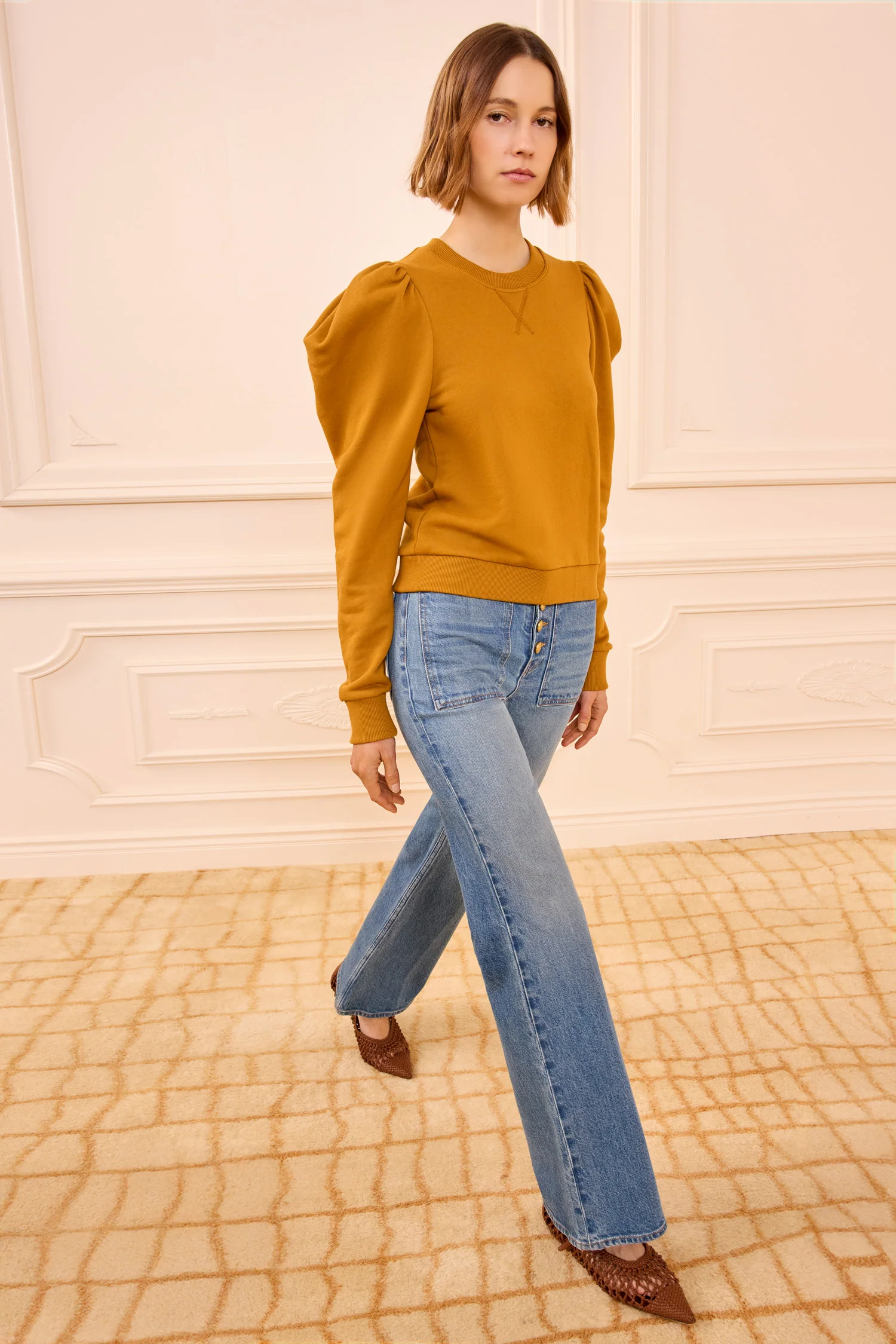 Adeline Terry Pullover - Tourmaline - Image 3