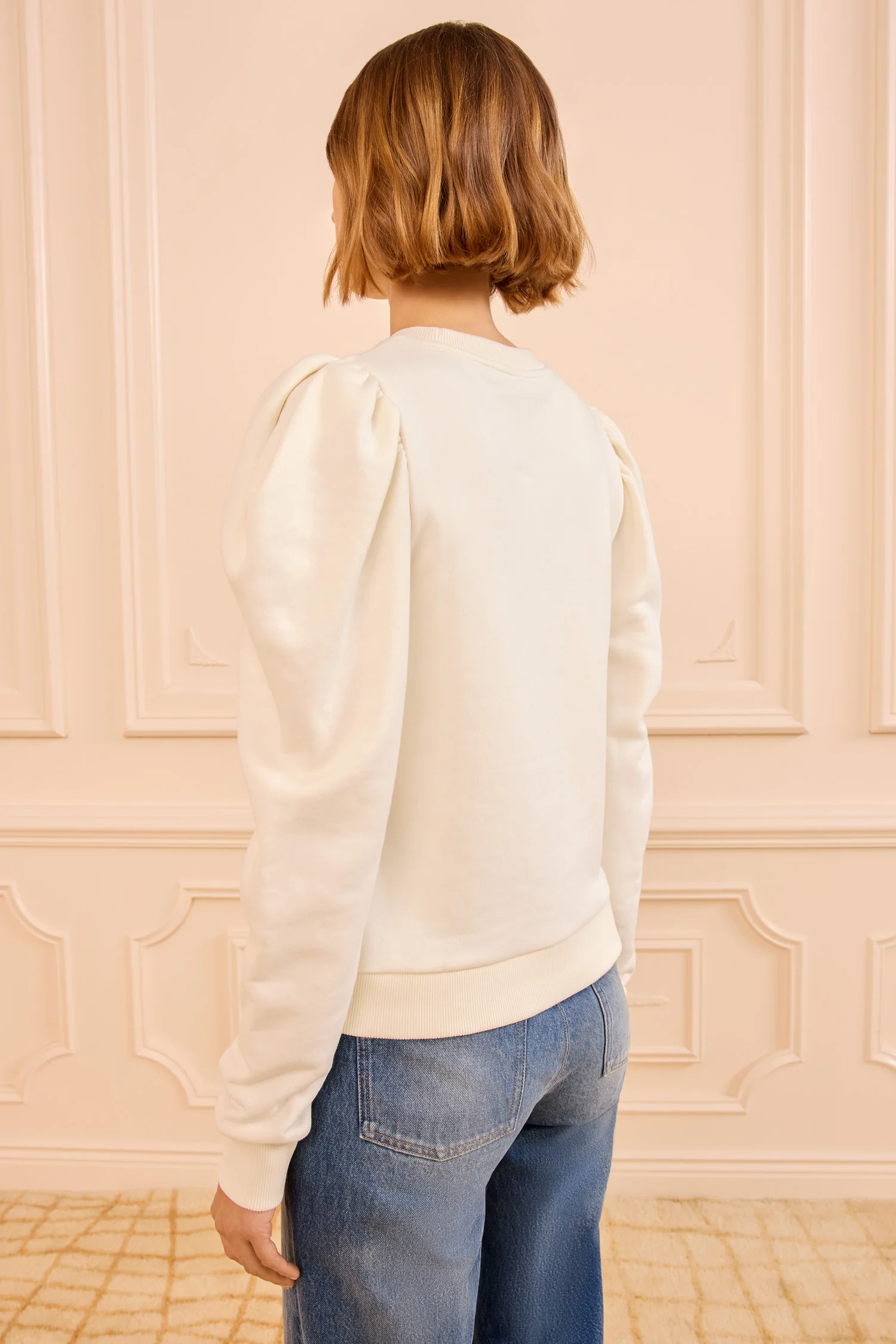 Adeline Terry Pullover - Creme - Image 4
