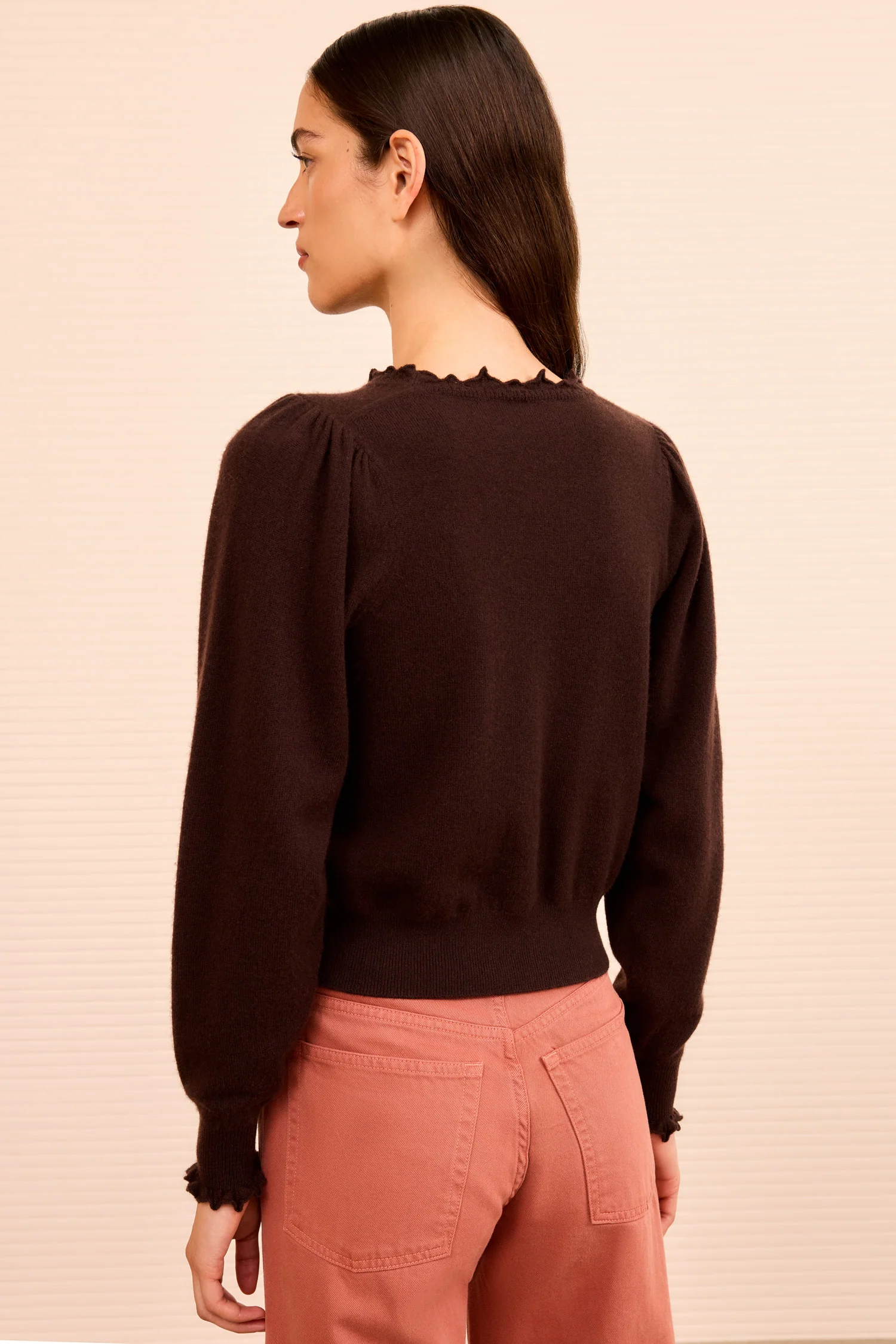 Adette Long Sleeve Pullover - Wenge - Image 4
