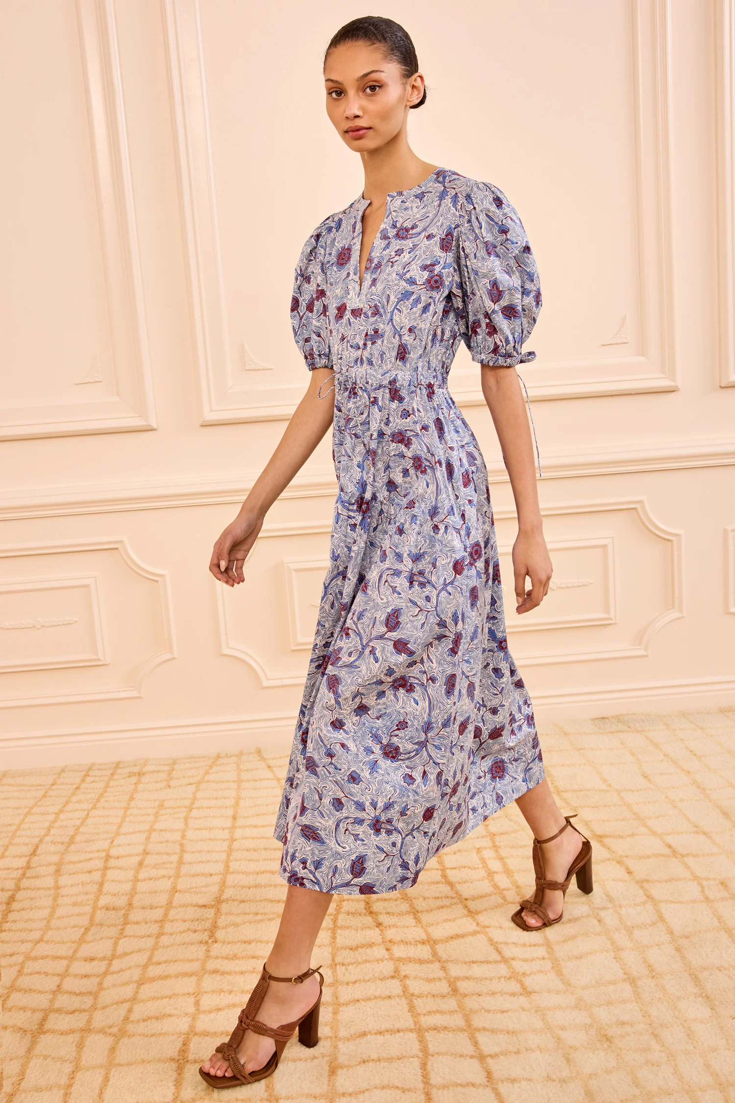 Adriana Cotton Dress - Gardenia