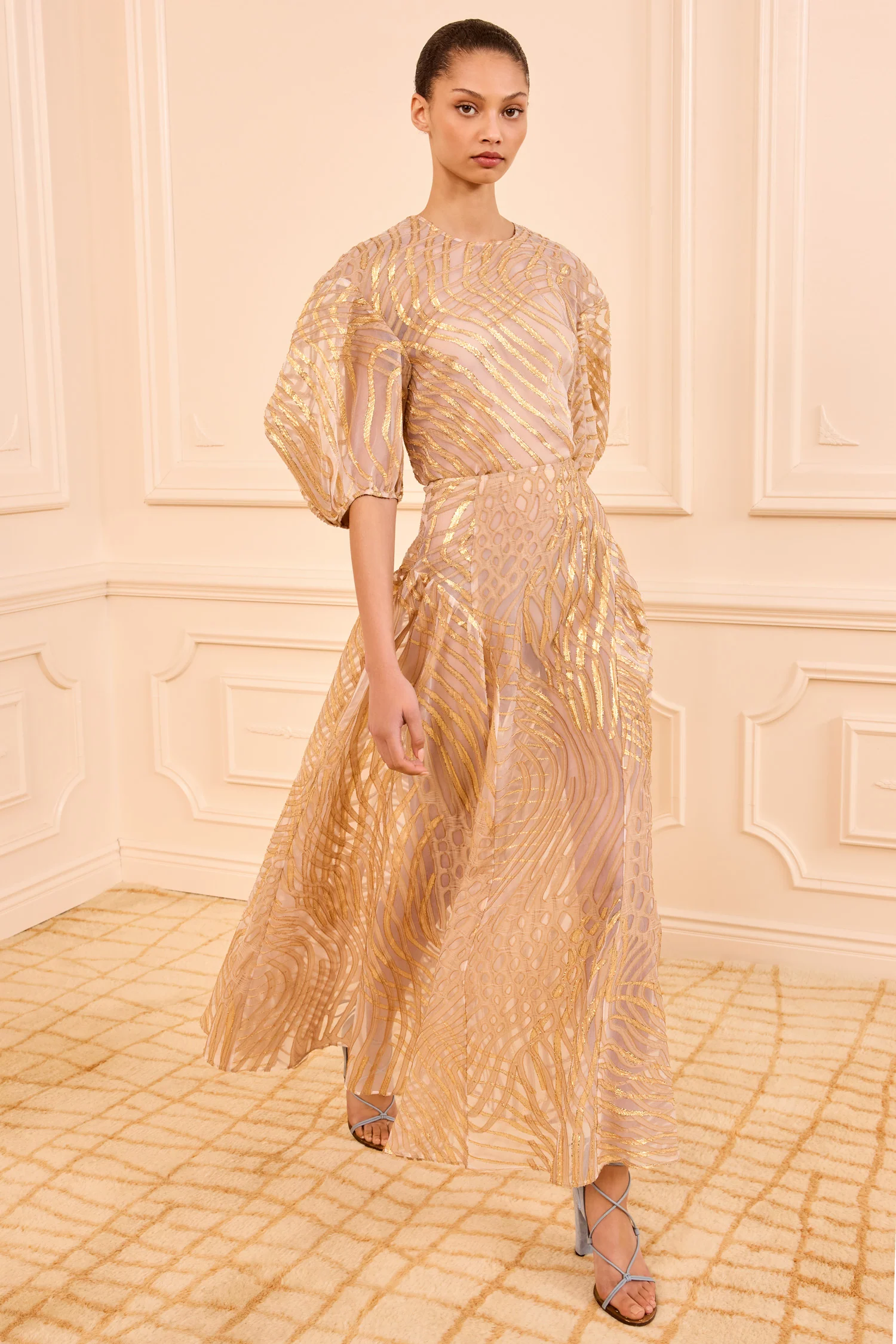 Adrienne Skirt with Lurex - Nautilis