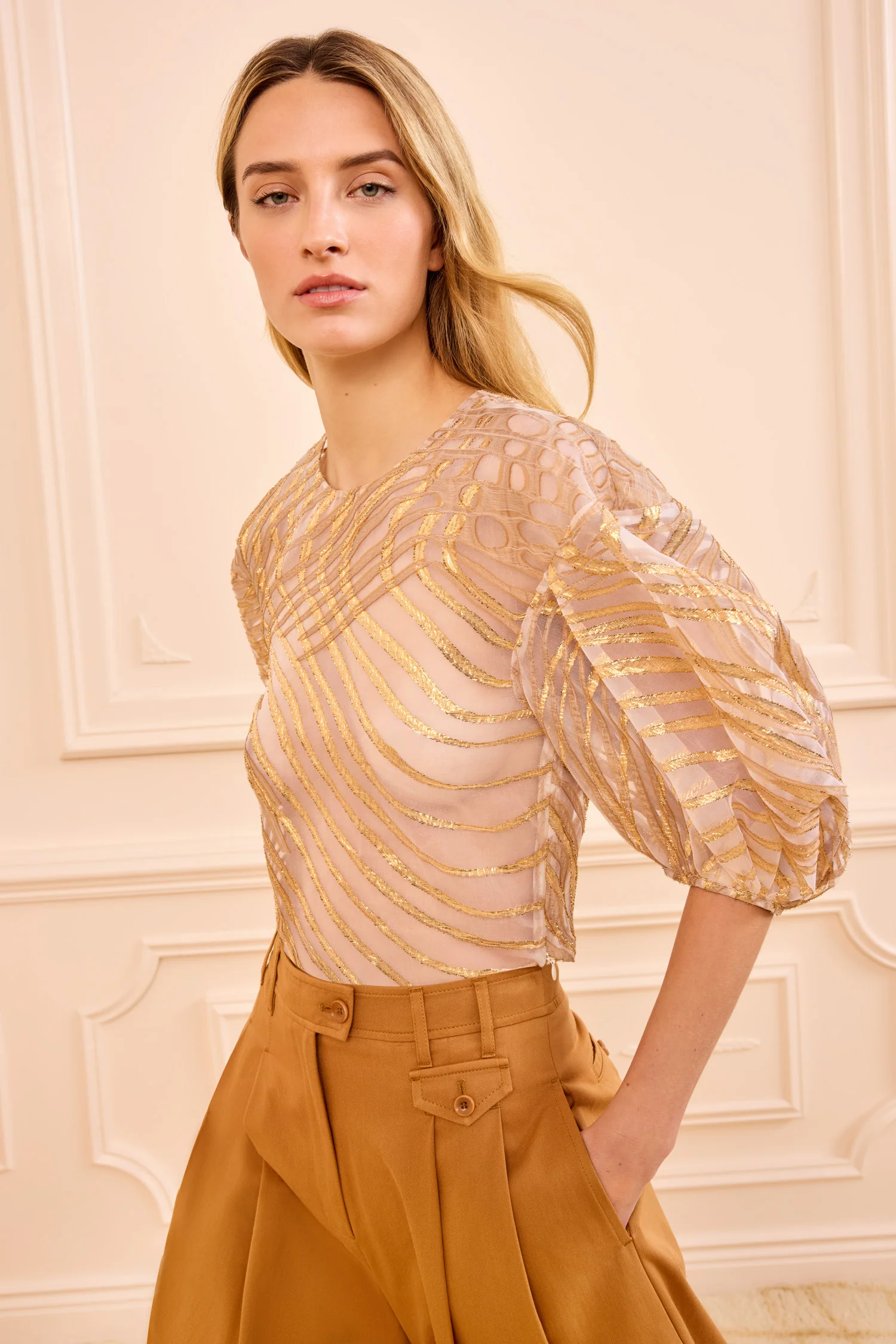 Akami Top with Lurex - Nautilis - Image 3