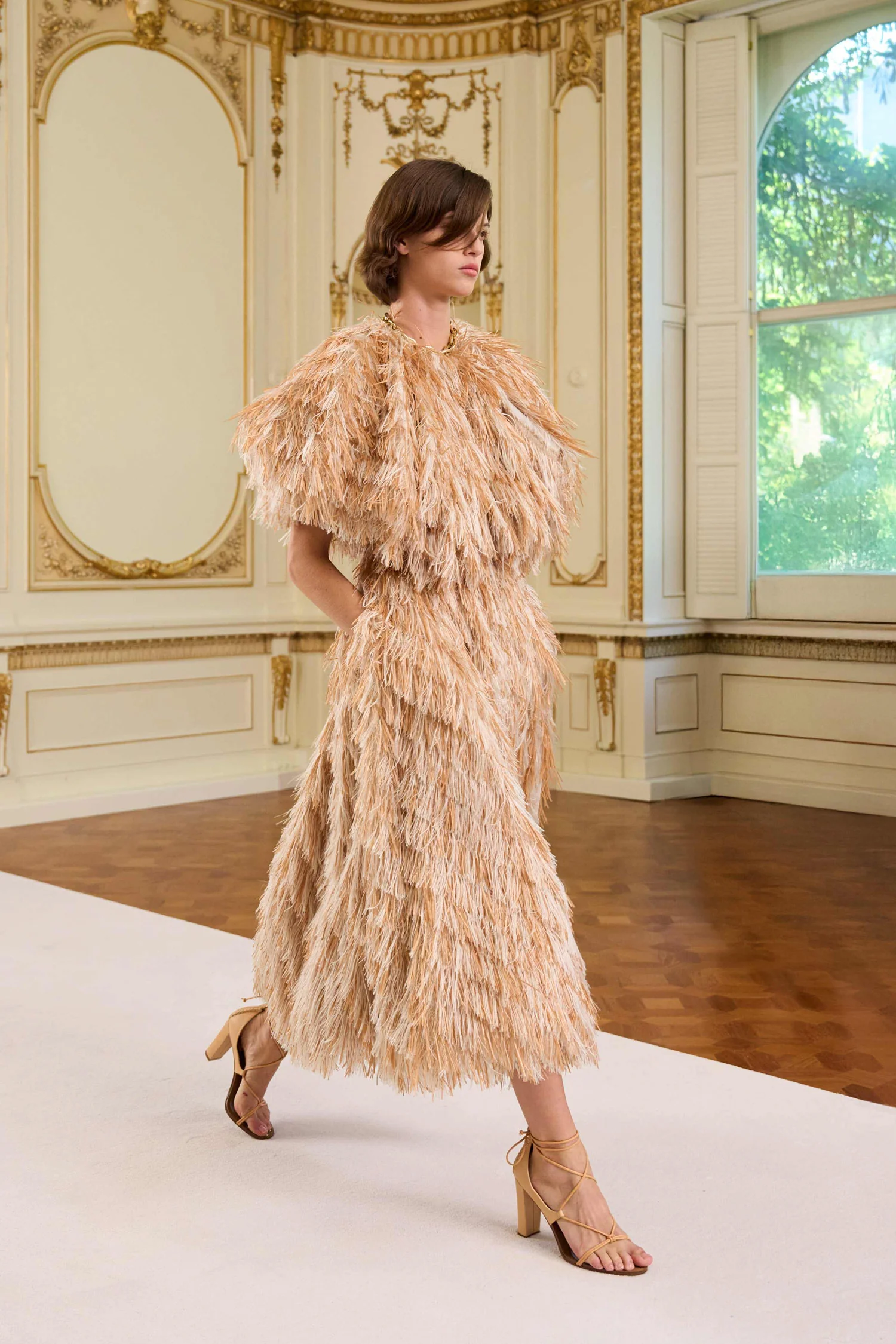 Amalia Rafia Coat - Sand Dollar - Image 6