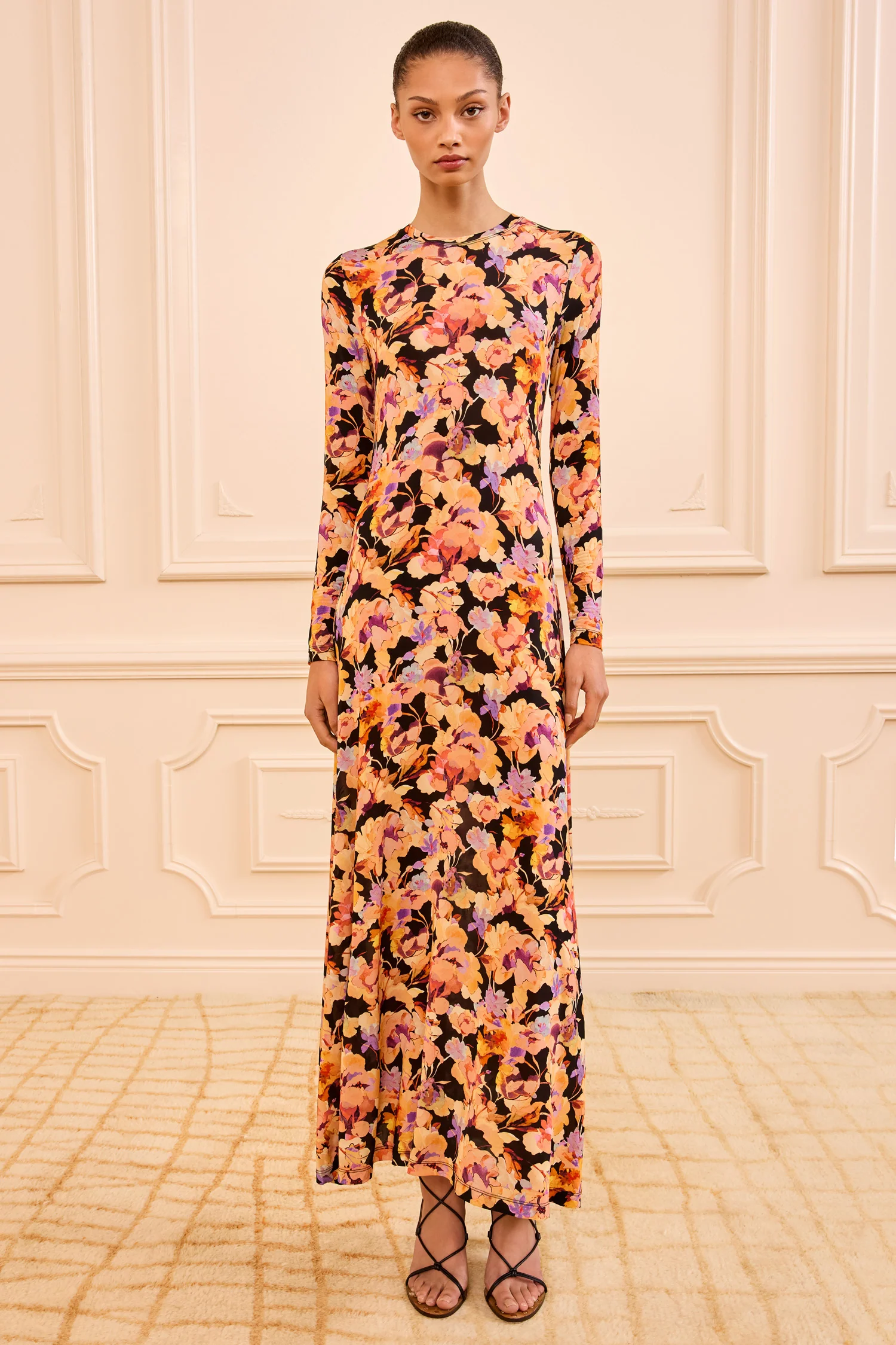 Amari Jersey Dress - Night Bloom - Image 4