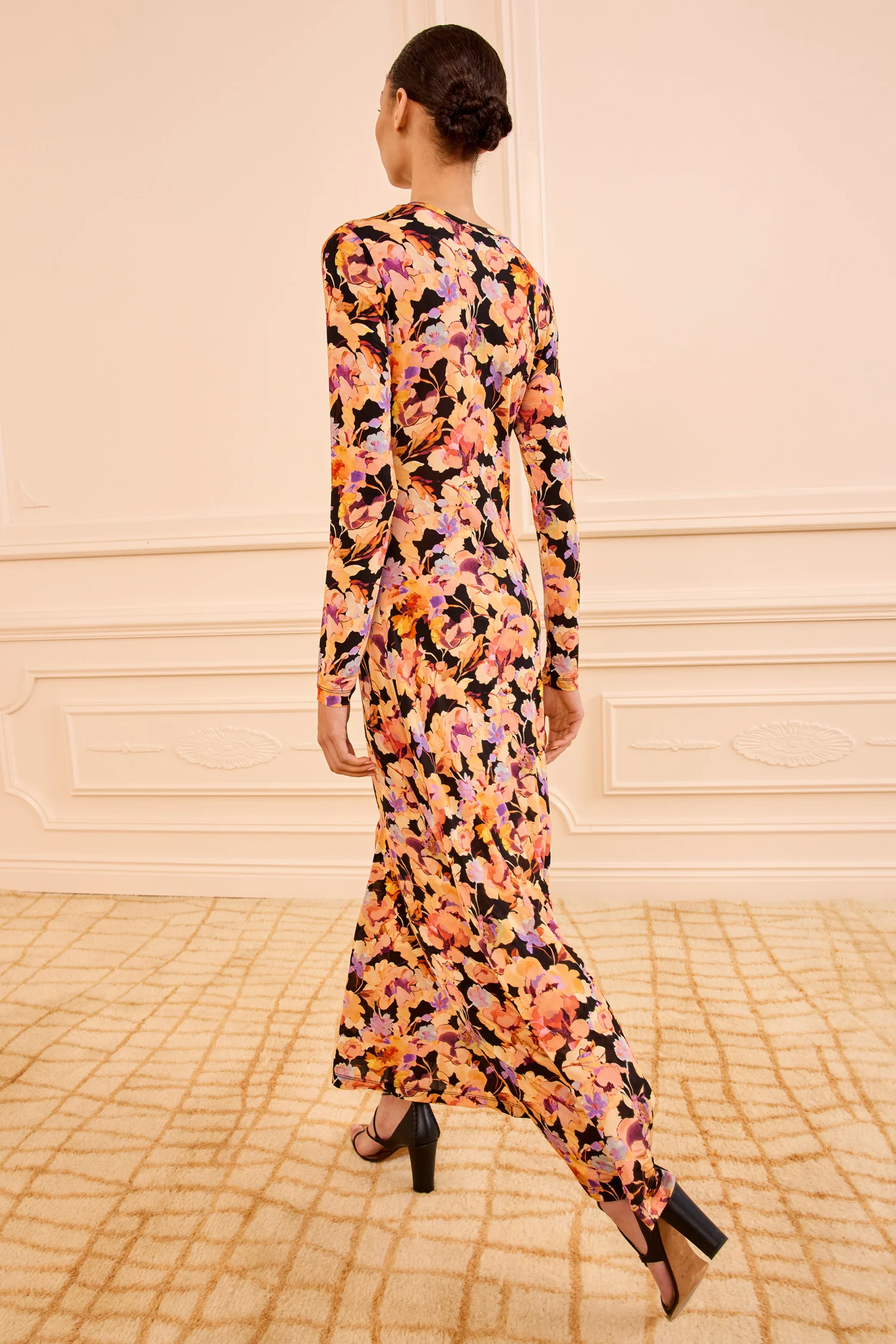 Amari Jersey Dress - Night Bloom - Image 5