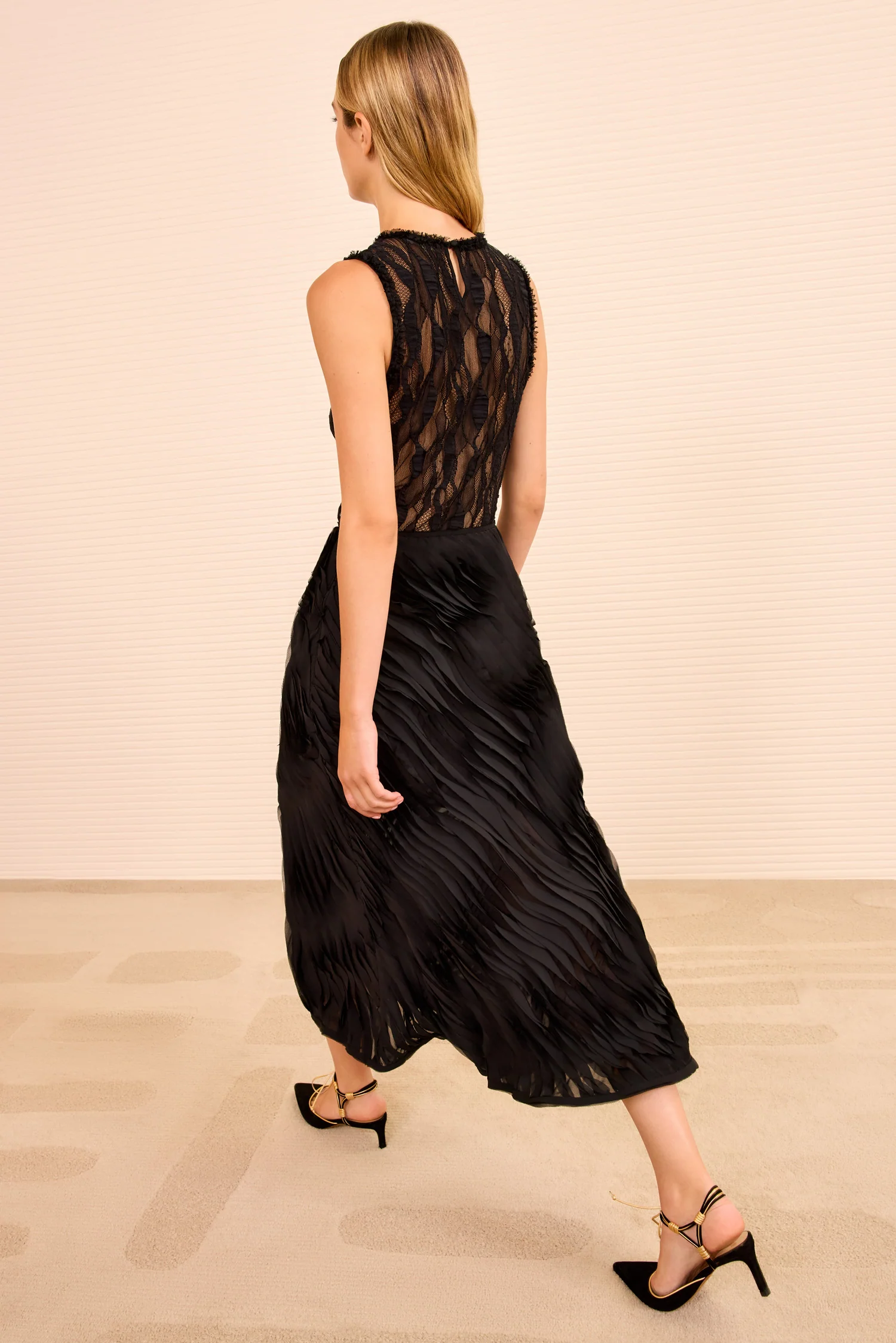 Amiko Midi Skirt - Noir - Image 4