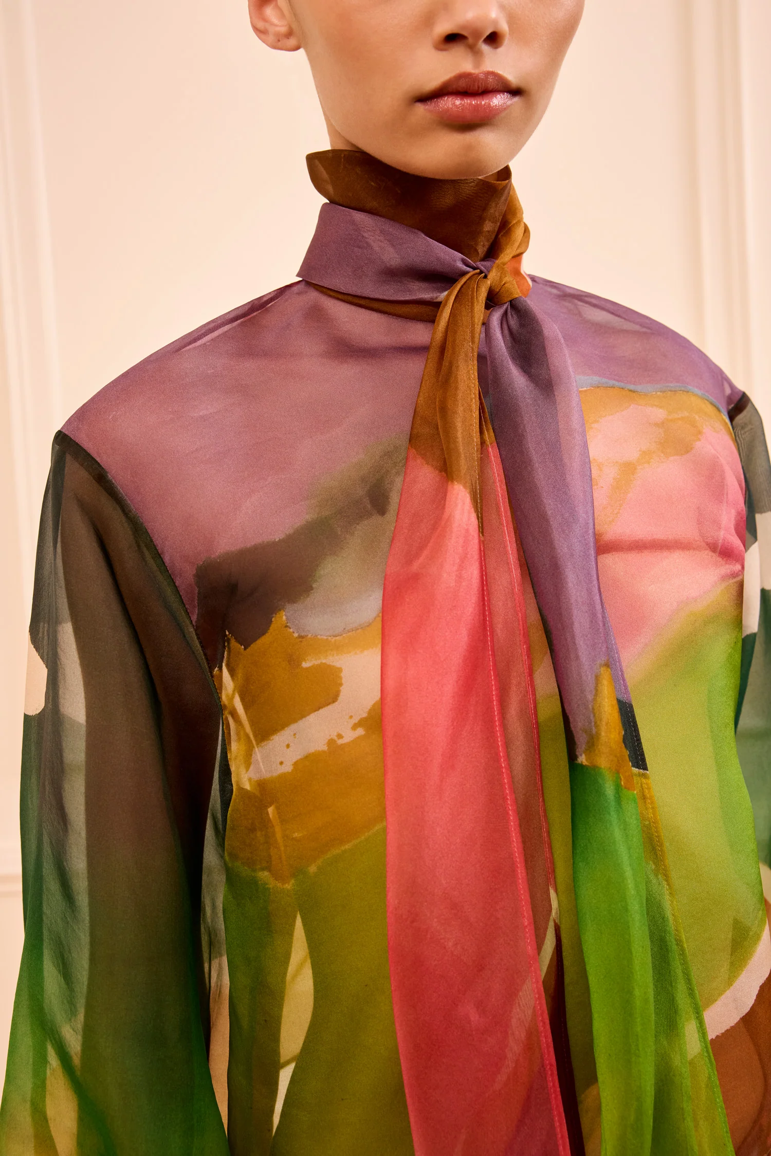 Anisa Organza Blouse - Nature Abhors A Vacuum - Image 3