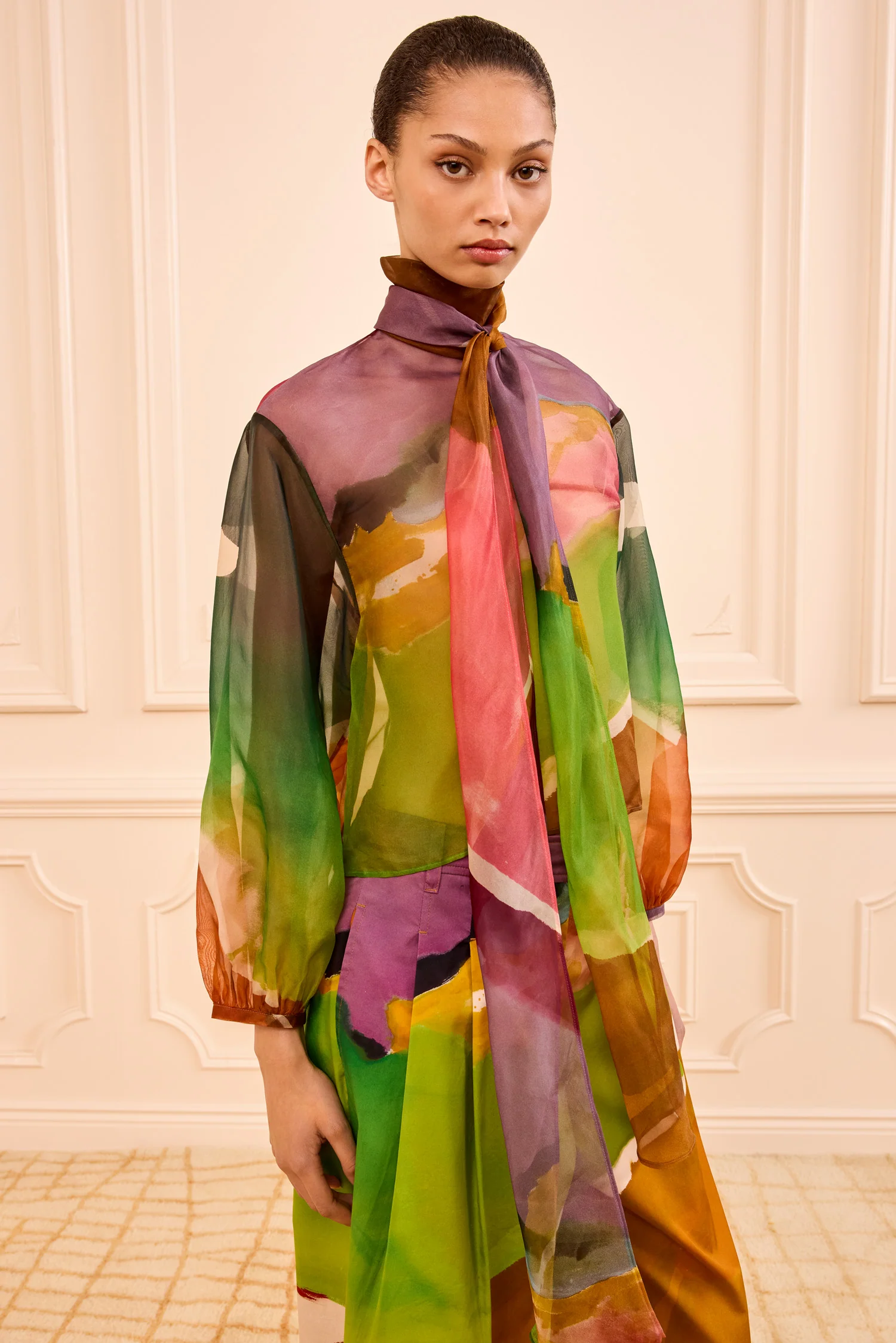 Anisa Organza Blouse - Nature Abhors A Vacuum - Image 4