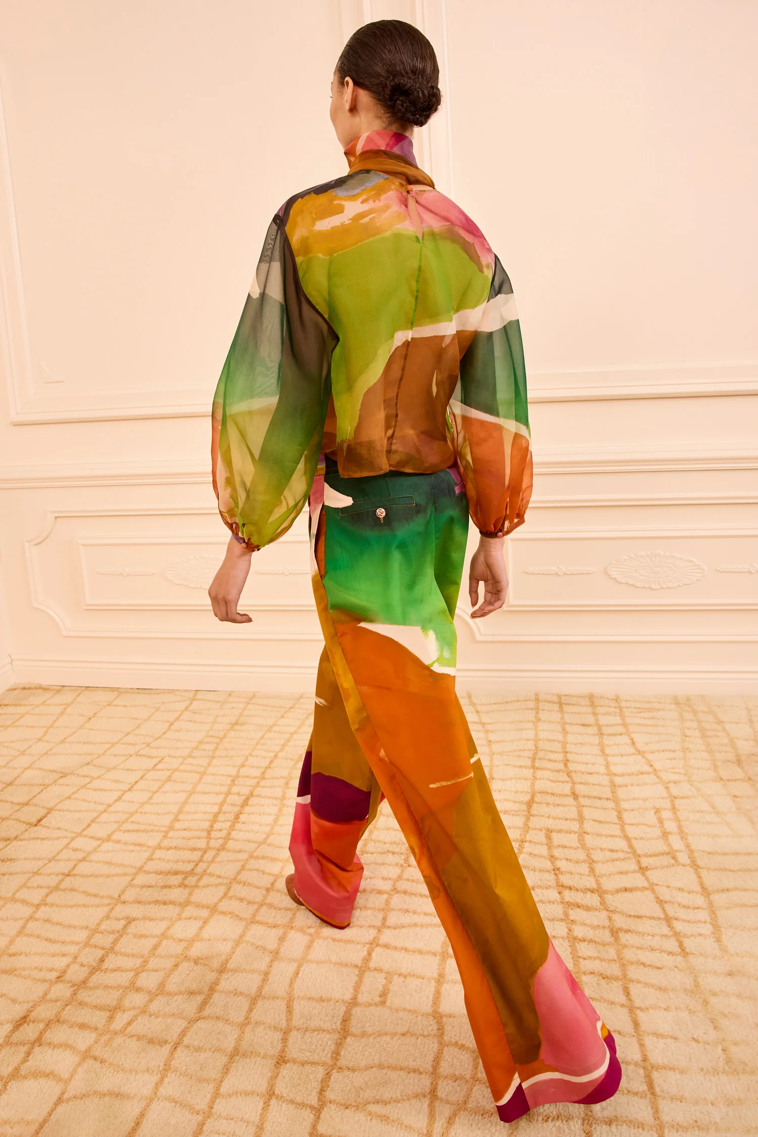 Anisa Organza Blouse - Nature Abhors A Vacuum - Image 5