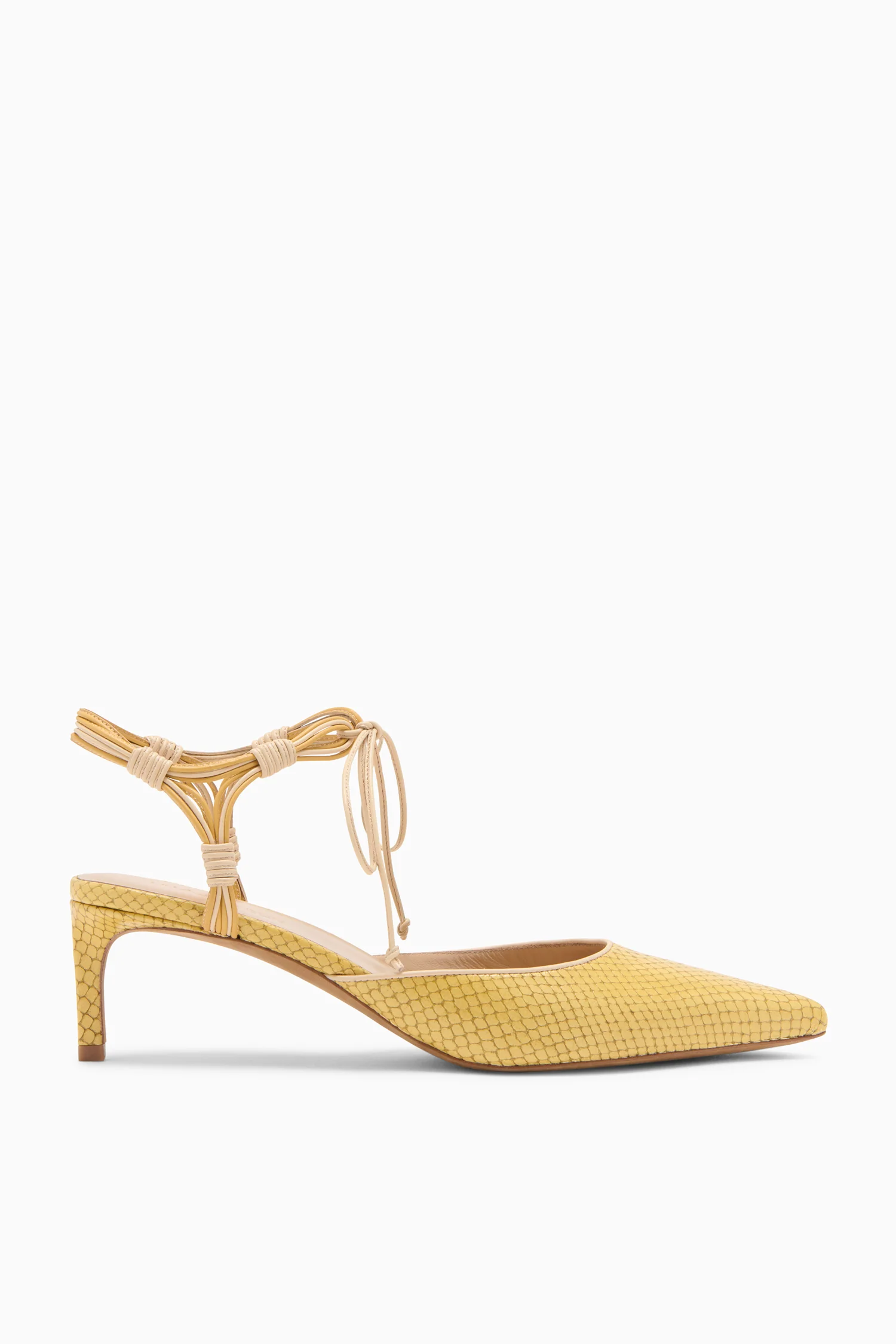 Aris Novel Strap Kitten Heel - Lotus