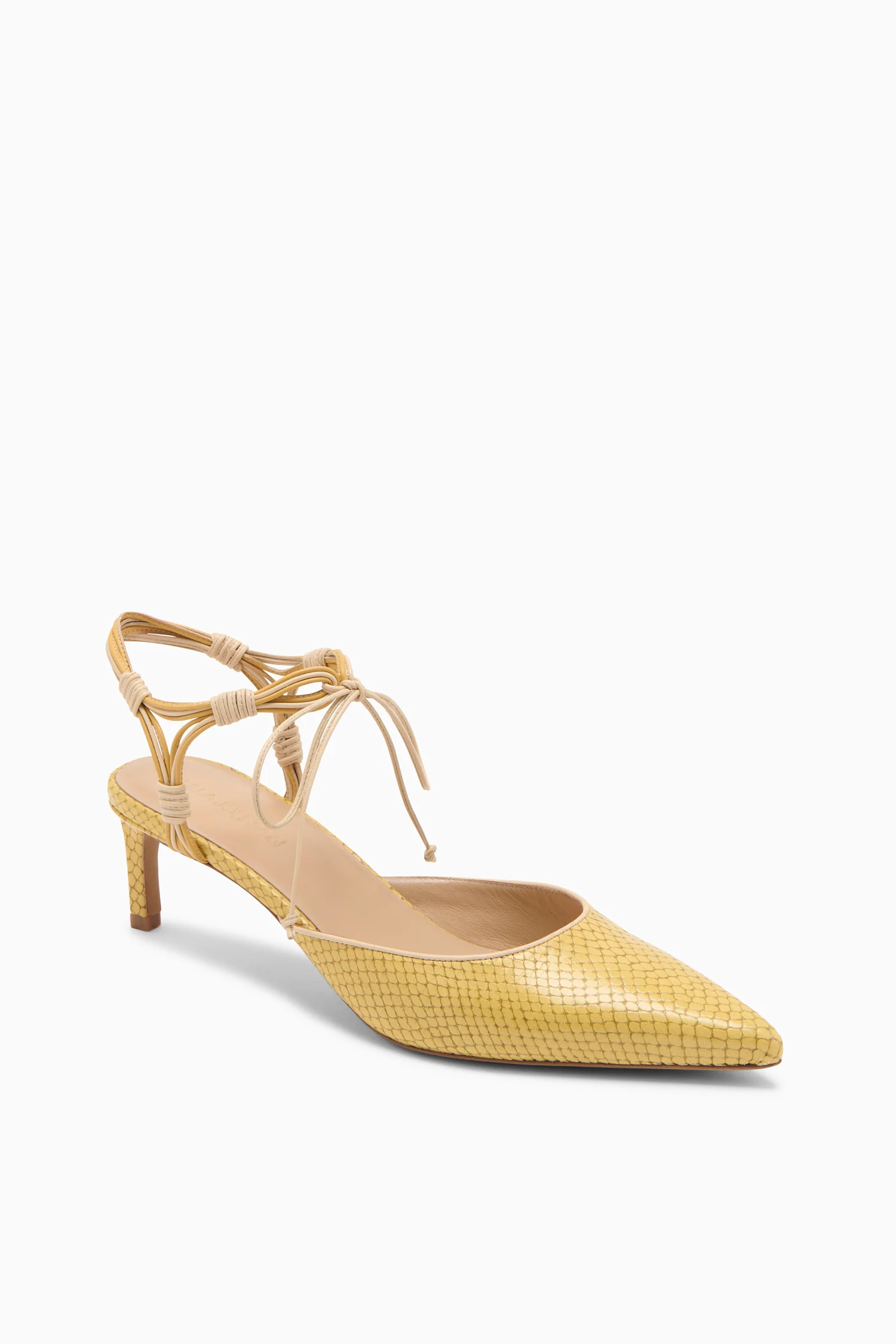 Aris Novel Strap Kitten Heel - Lotus - Image 2