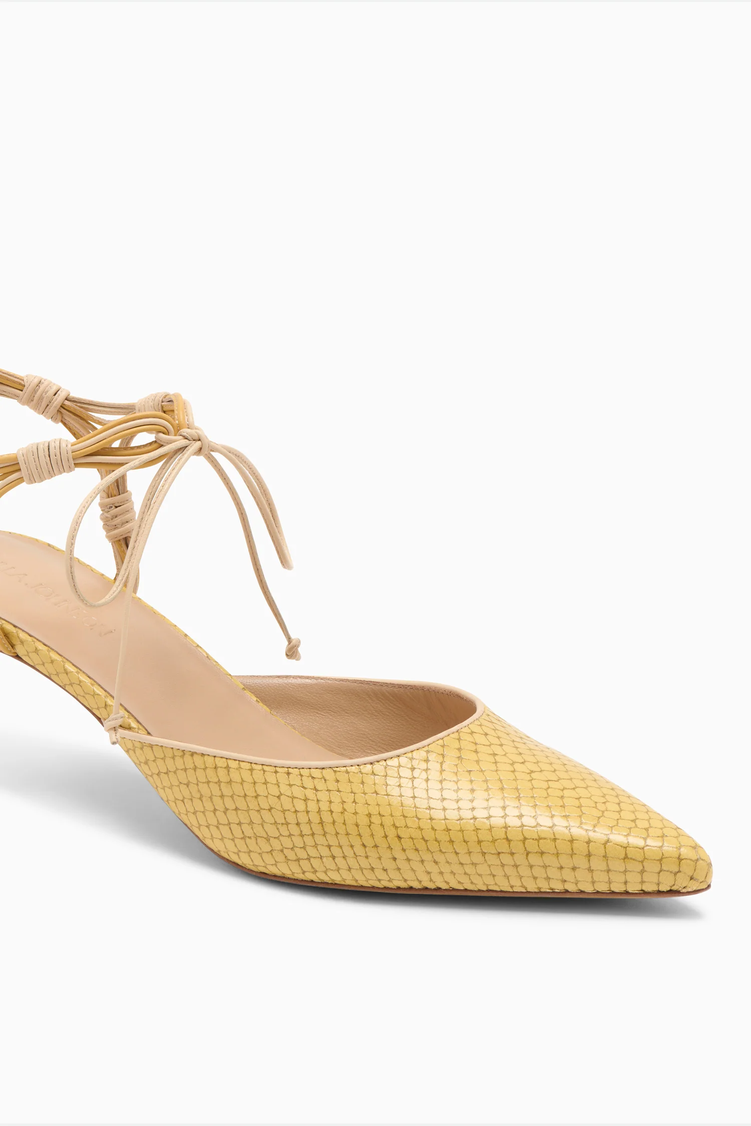 Aris Novel Strap Kitten Heel - Lotus - Image 3