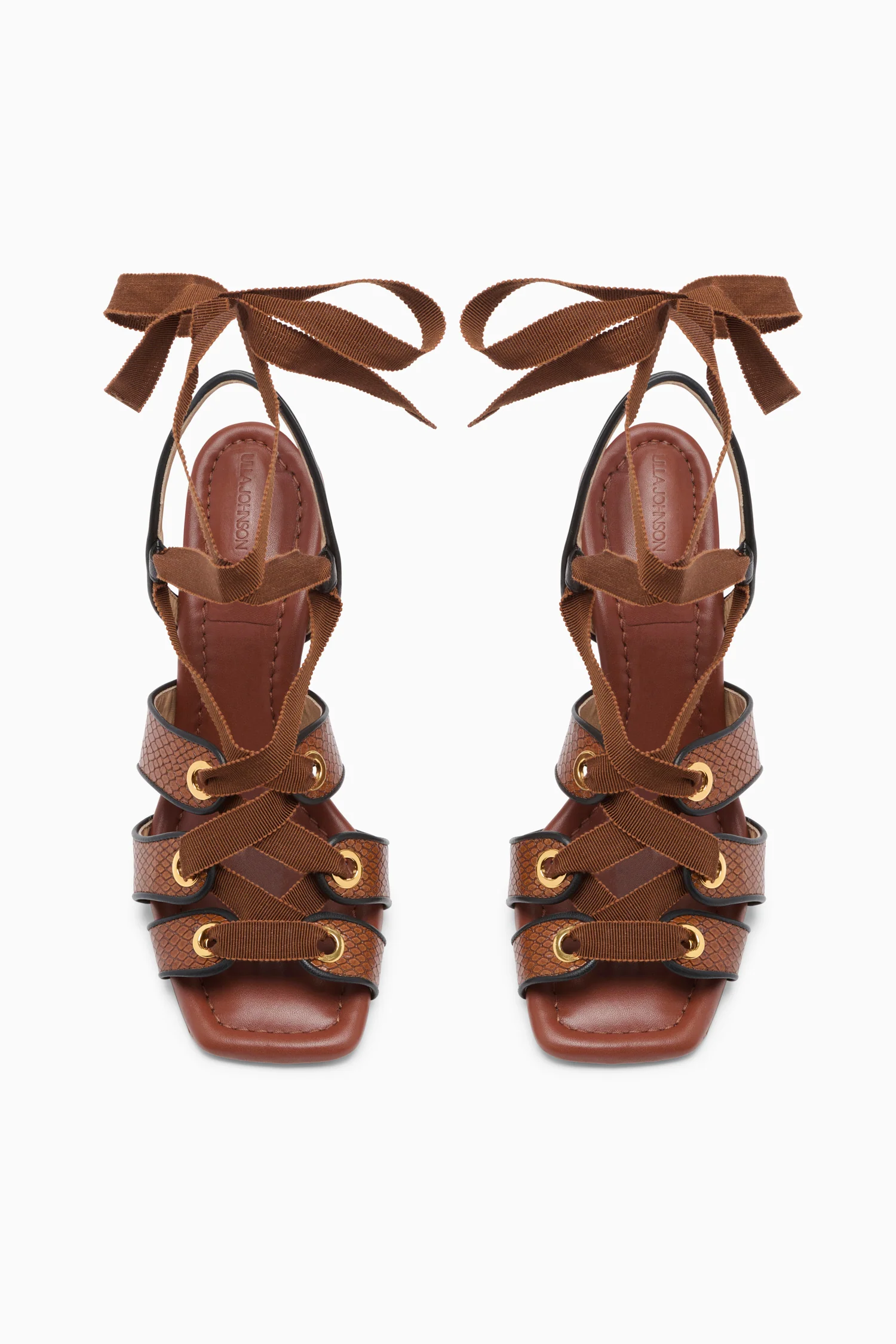 Artemis Eyelet Detail High Heel - Sierra - Image 4
