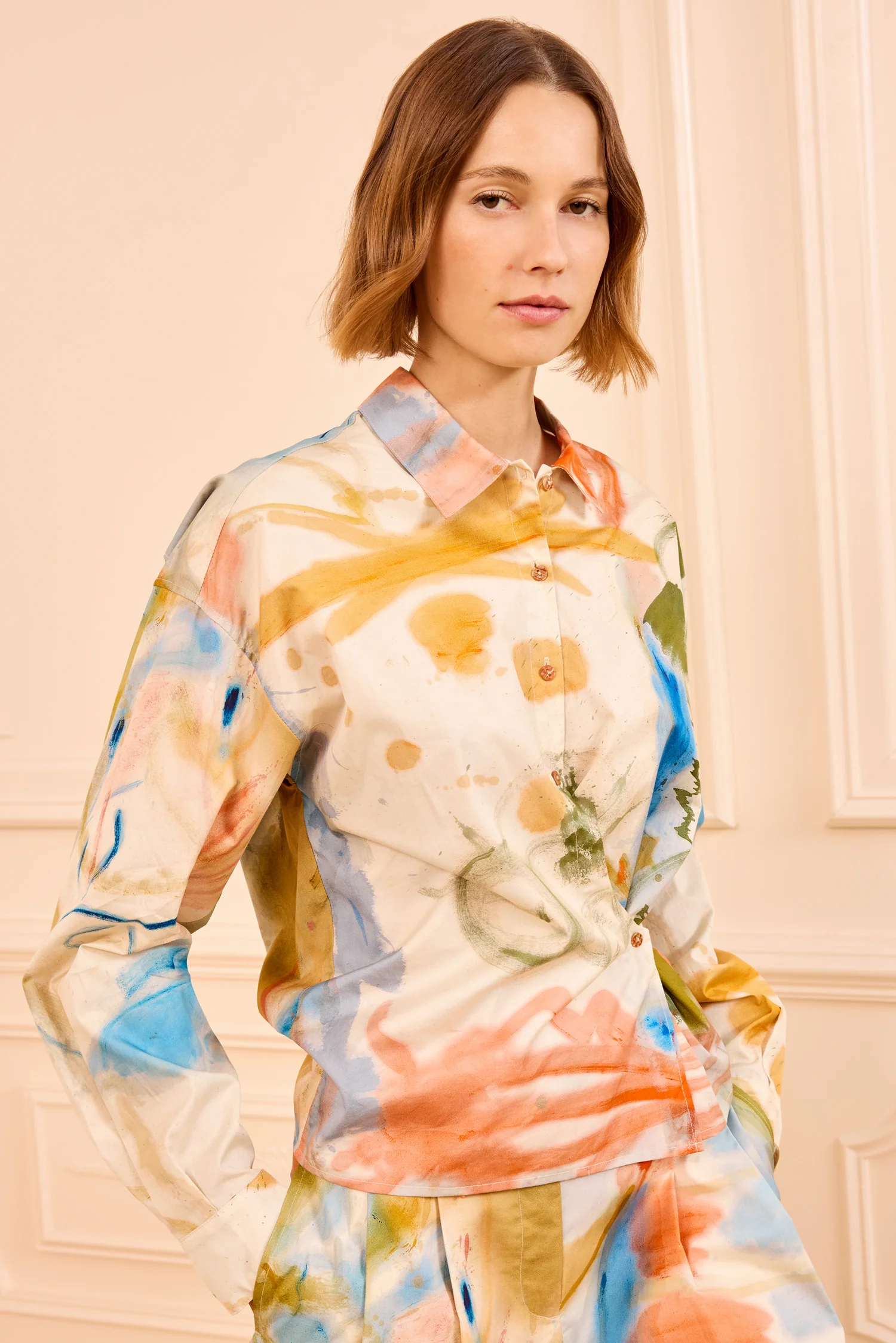 Artist Cotton Blouse - Western Dream