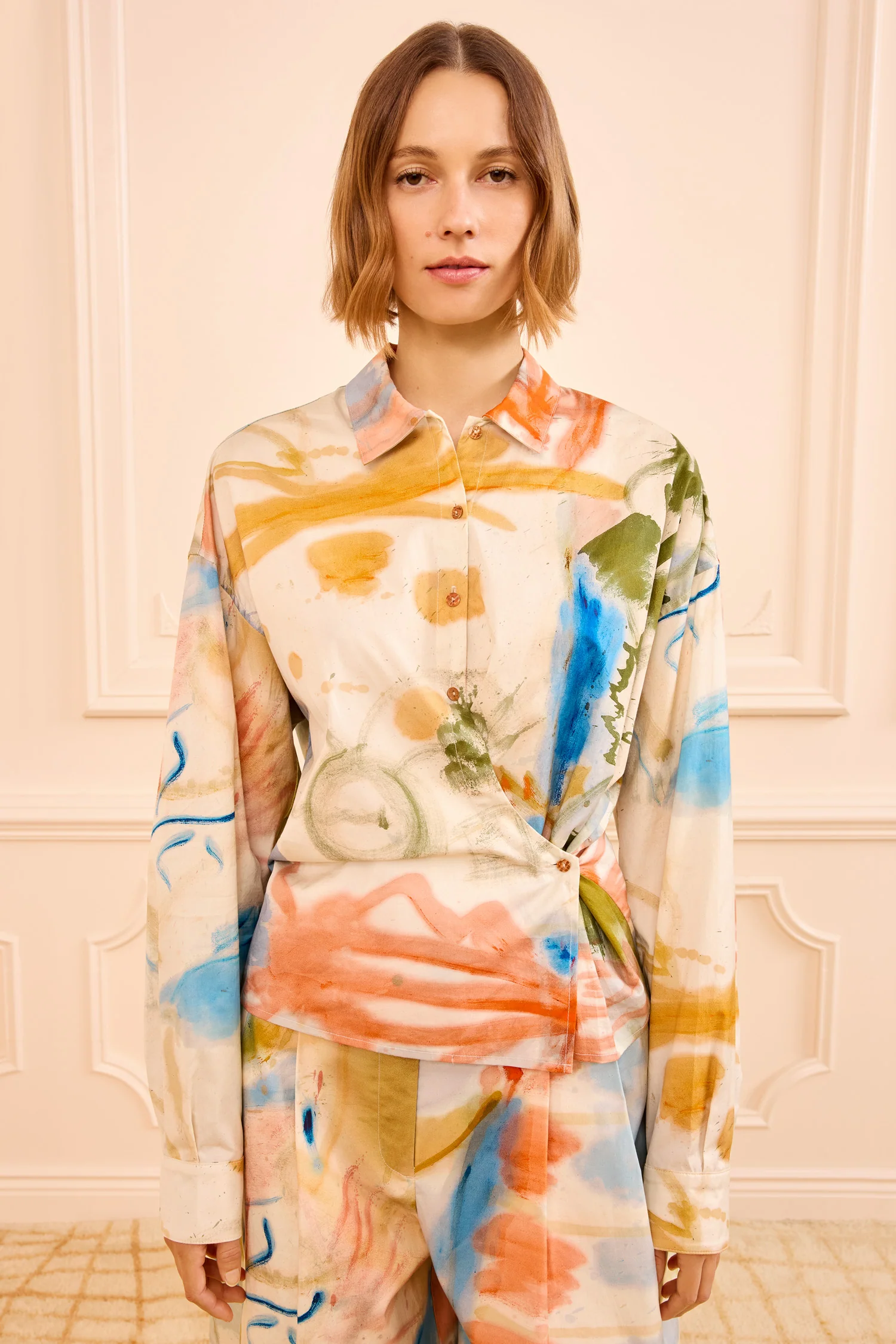 Artist Cotton Blouse - Western Dream - Image 4