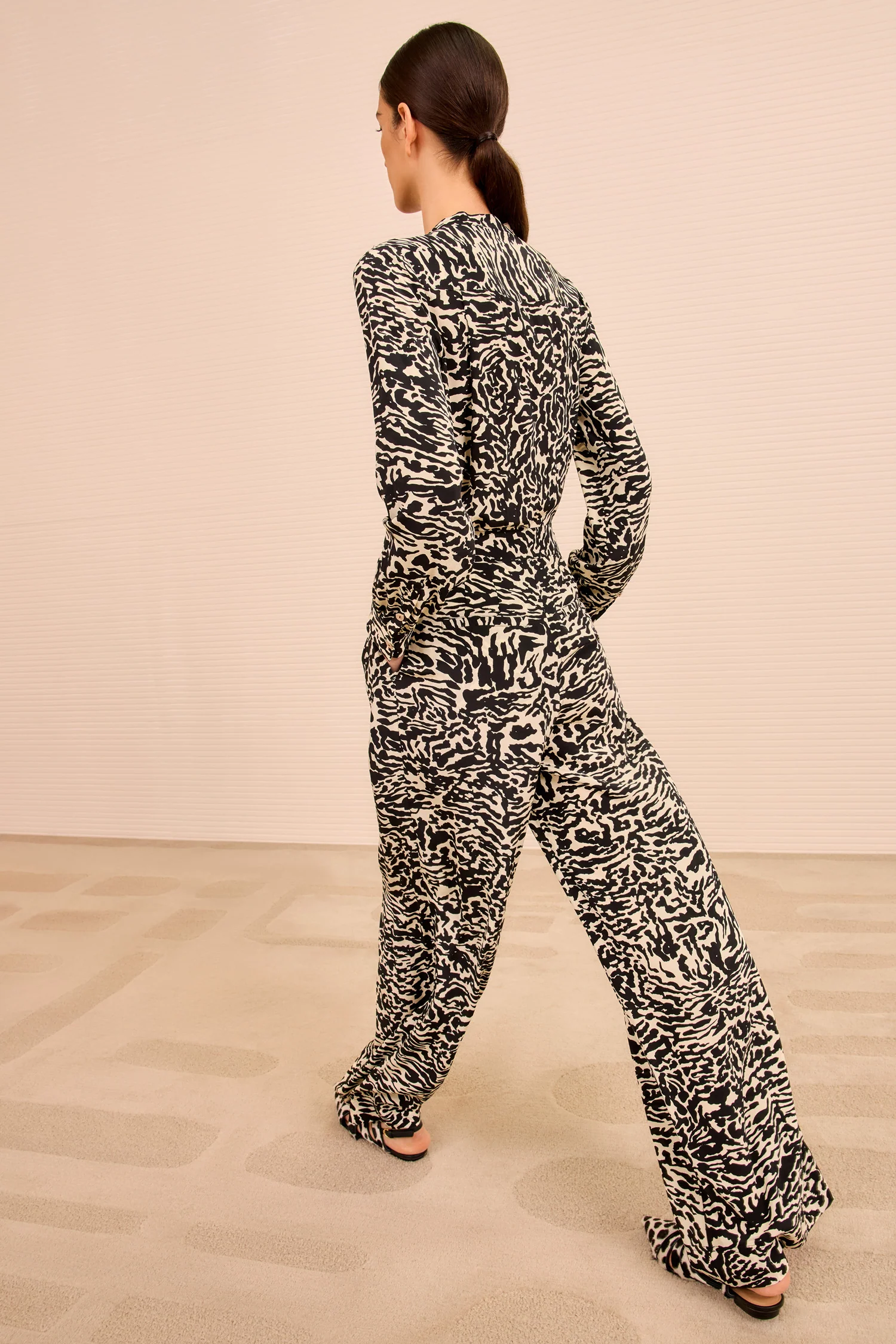 Aviva Wide Leg Pant - Spotted Jasper - Image 5