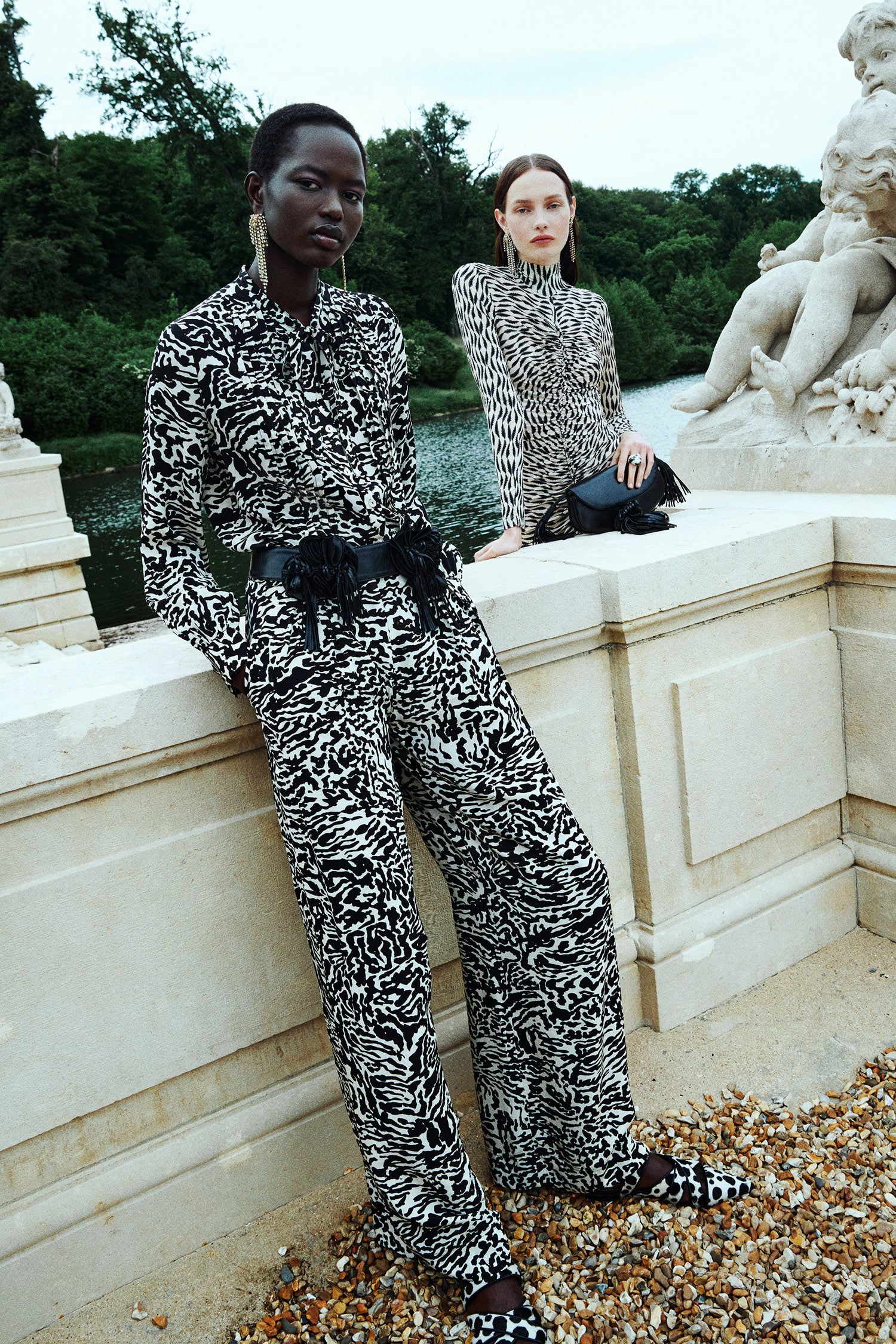 Aviva Wide Leg Pant - Spotted Jasper - Image 6