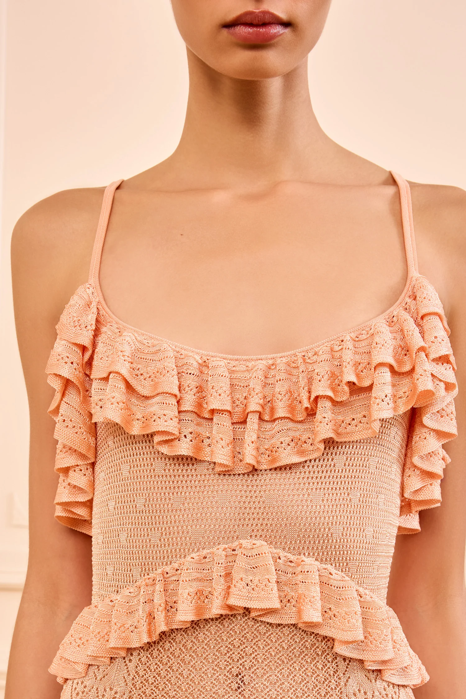 Bania Knit Bodysuit - Peony - Image 3