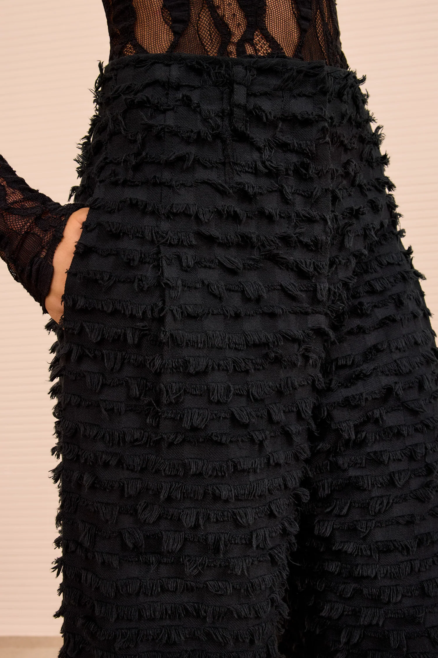 Beatrix Wide Leg Trouser - Noir - Image 5