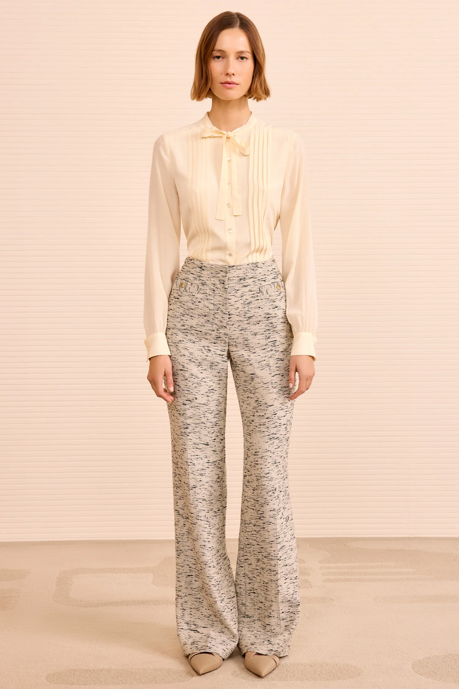 Blanca Straight Leg Pant - Flax