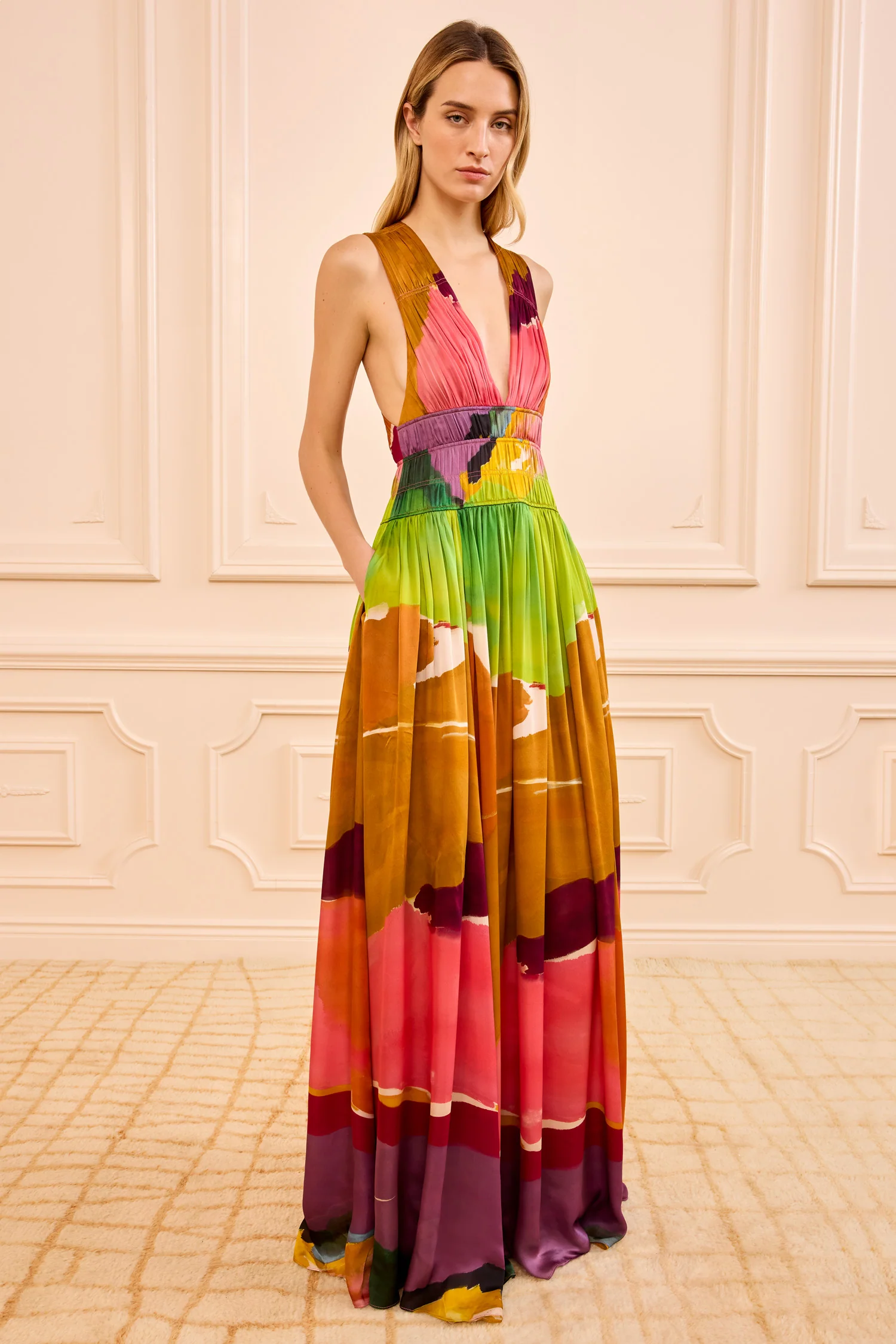 Boheme Silk Gown - Nature Abhors A Vacuum - Image 3