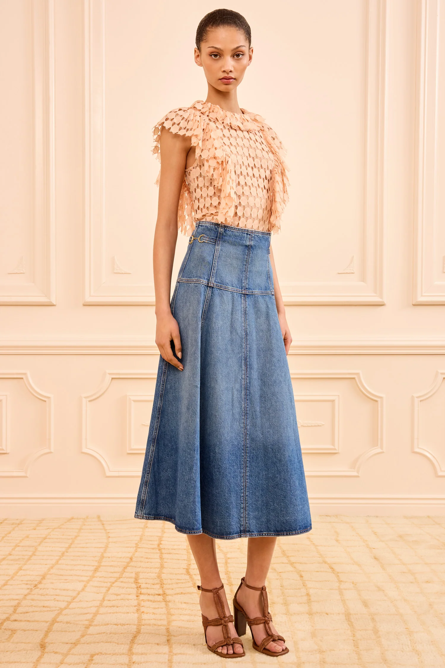 The Brigette Skirt - Danube - Image 2