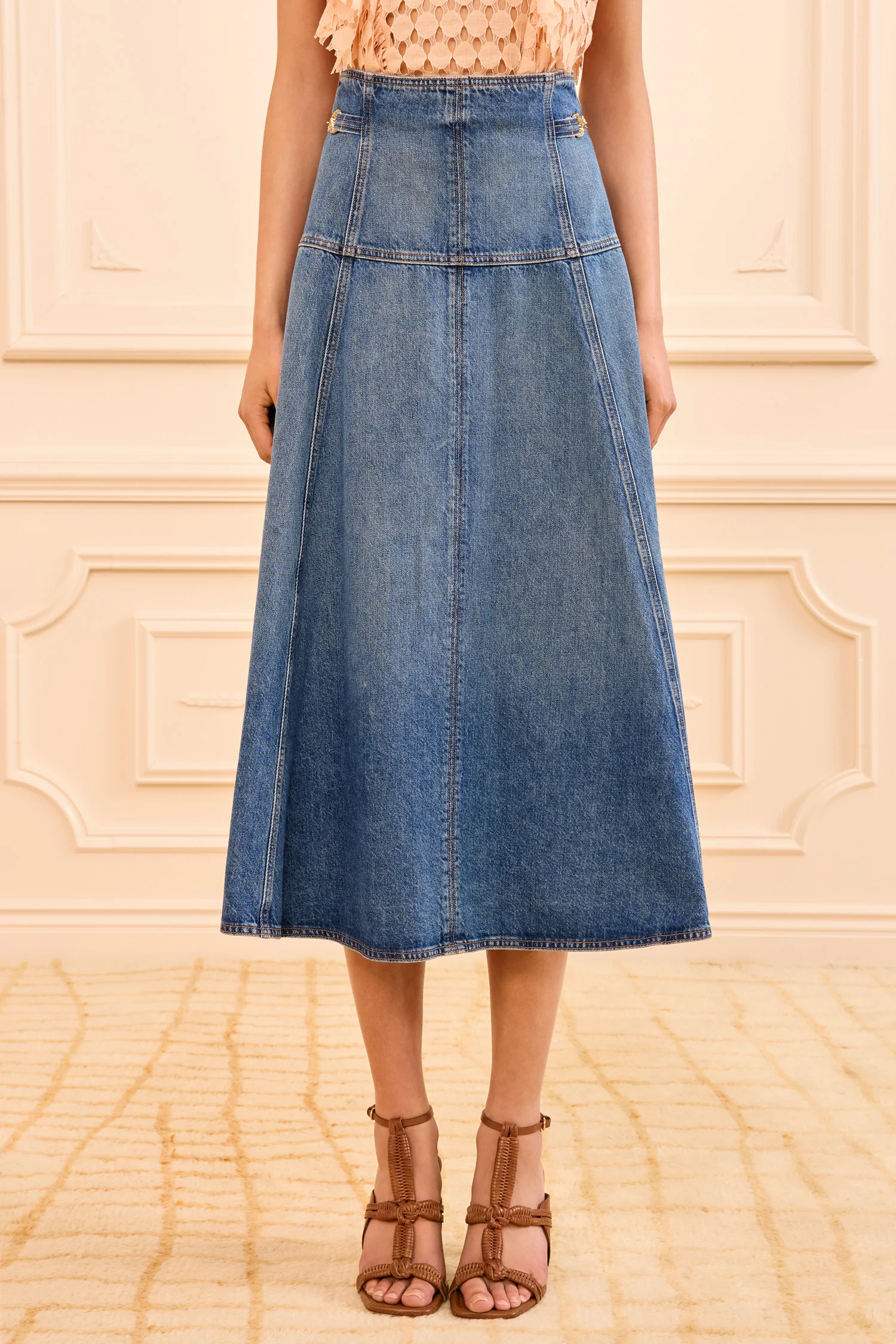The Brigette Skirt - Danube - Image 3