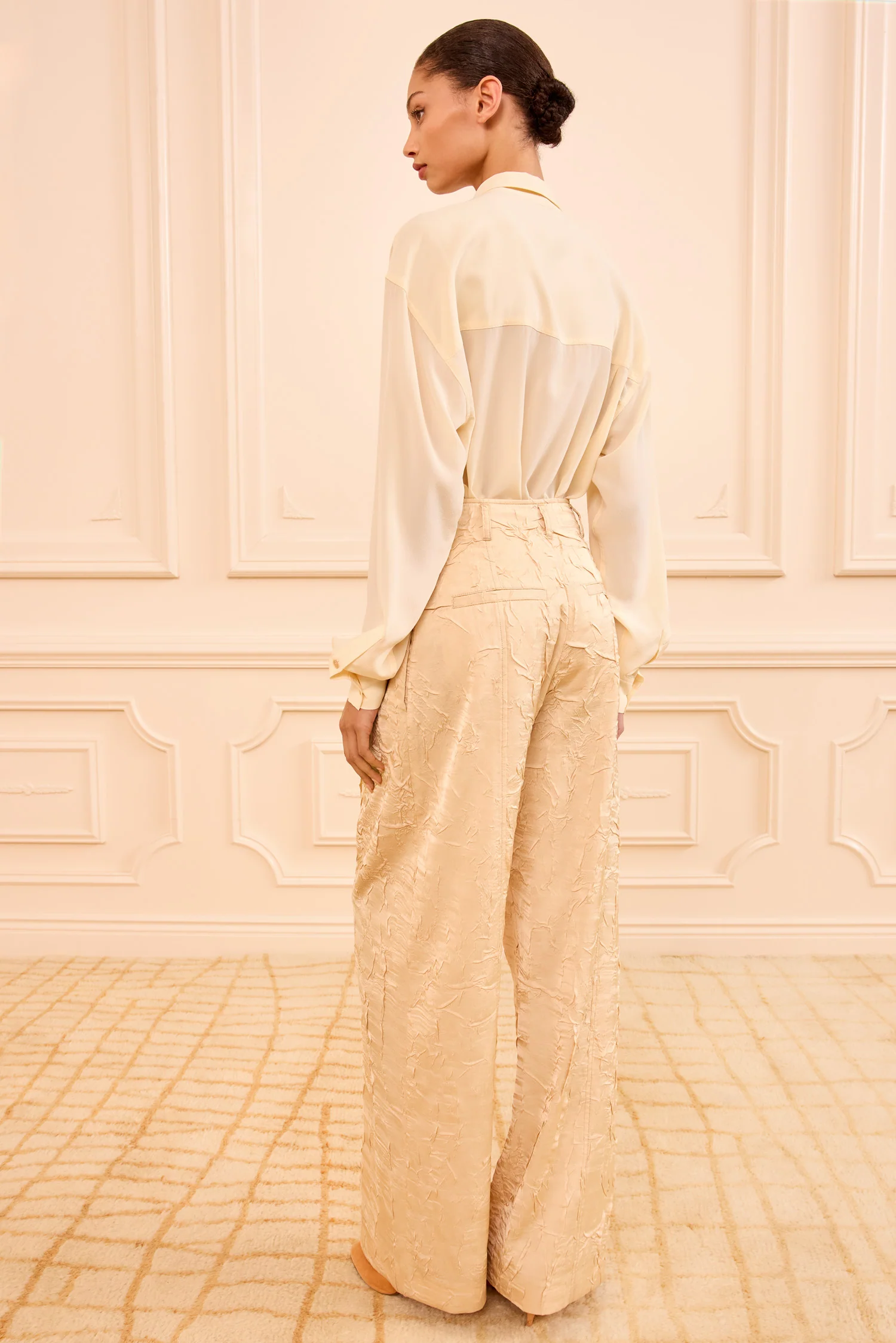 Carine High Waisted Pant - Driftwood - Image 5
