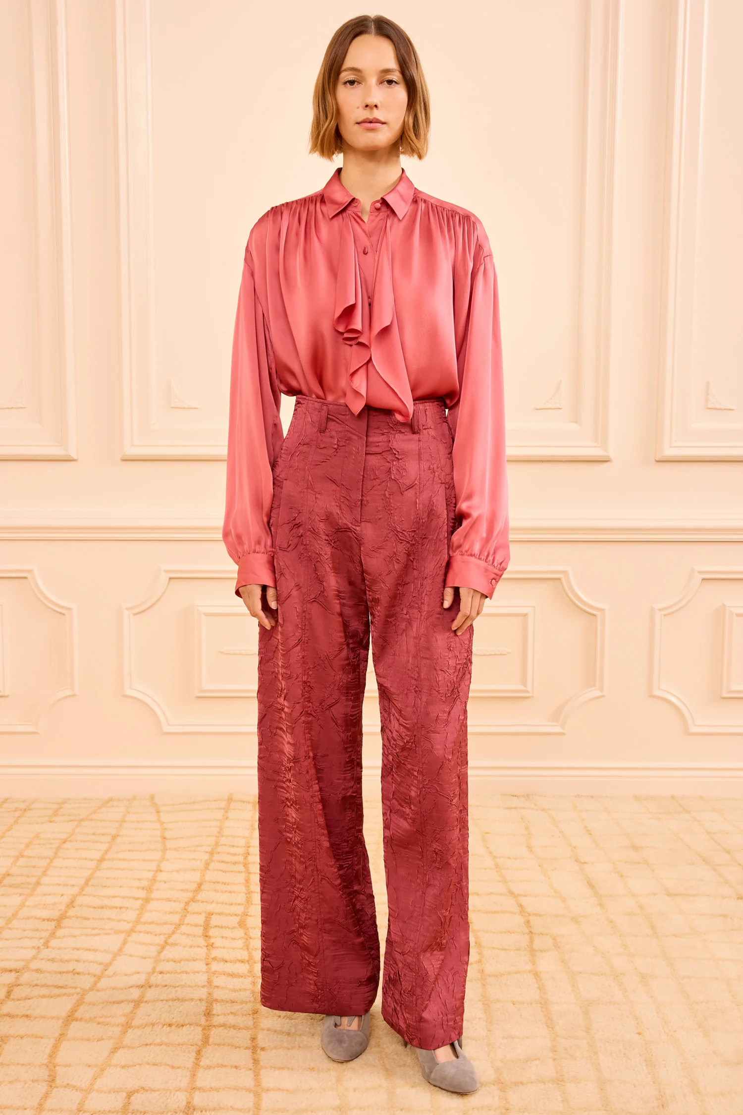 Carine High Waisted Pant - Fig - Image 3