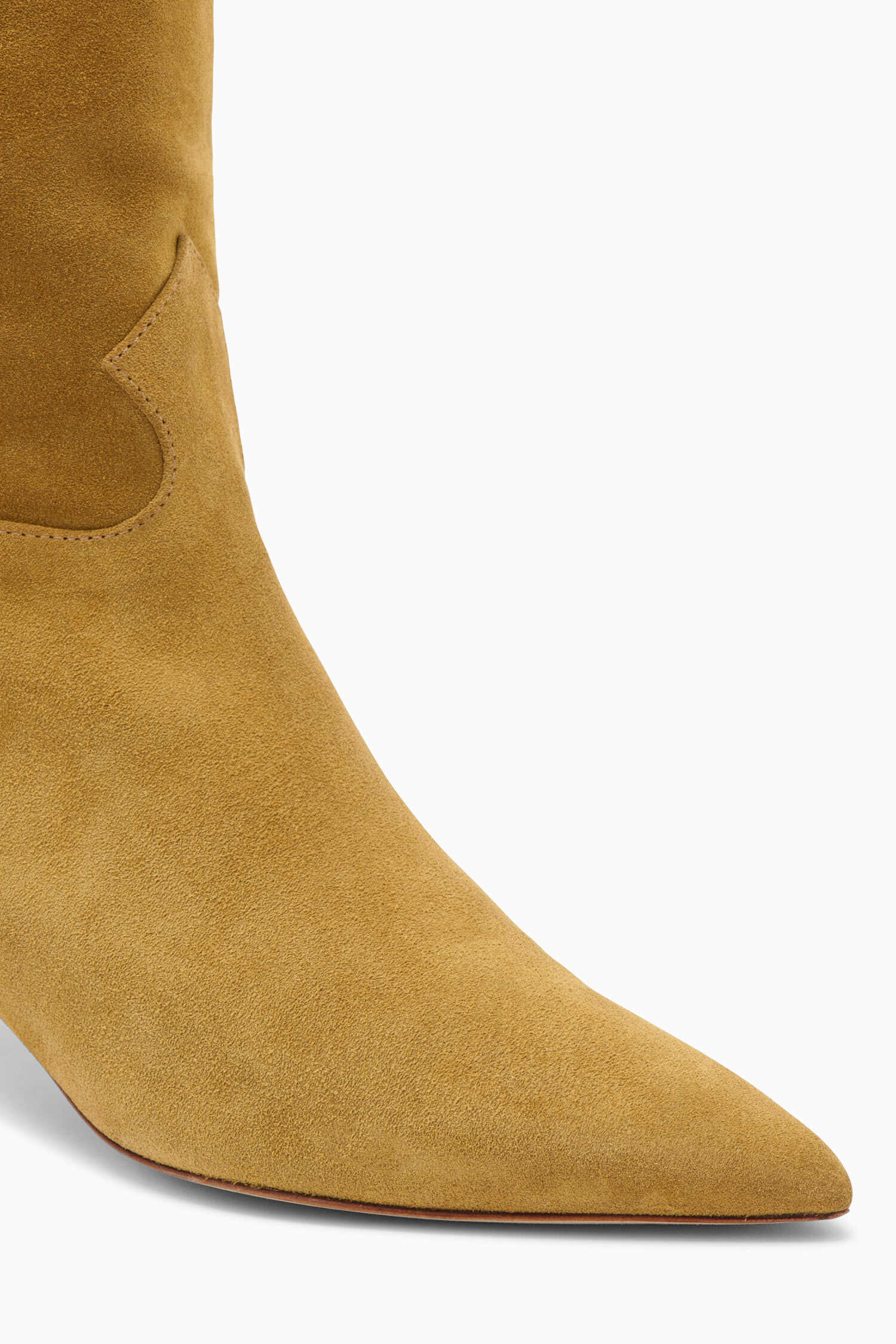 Carolina Kitten Heel Boot - Pistachio - Image 3