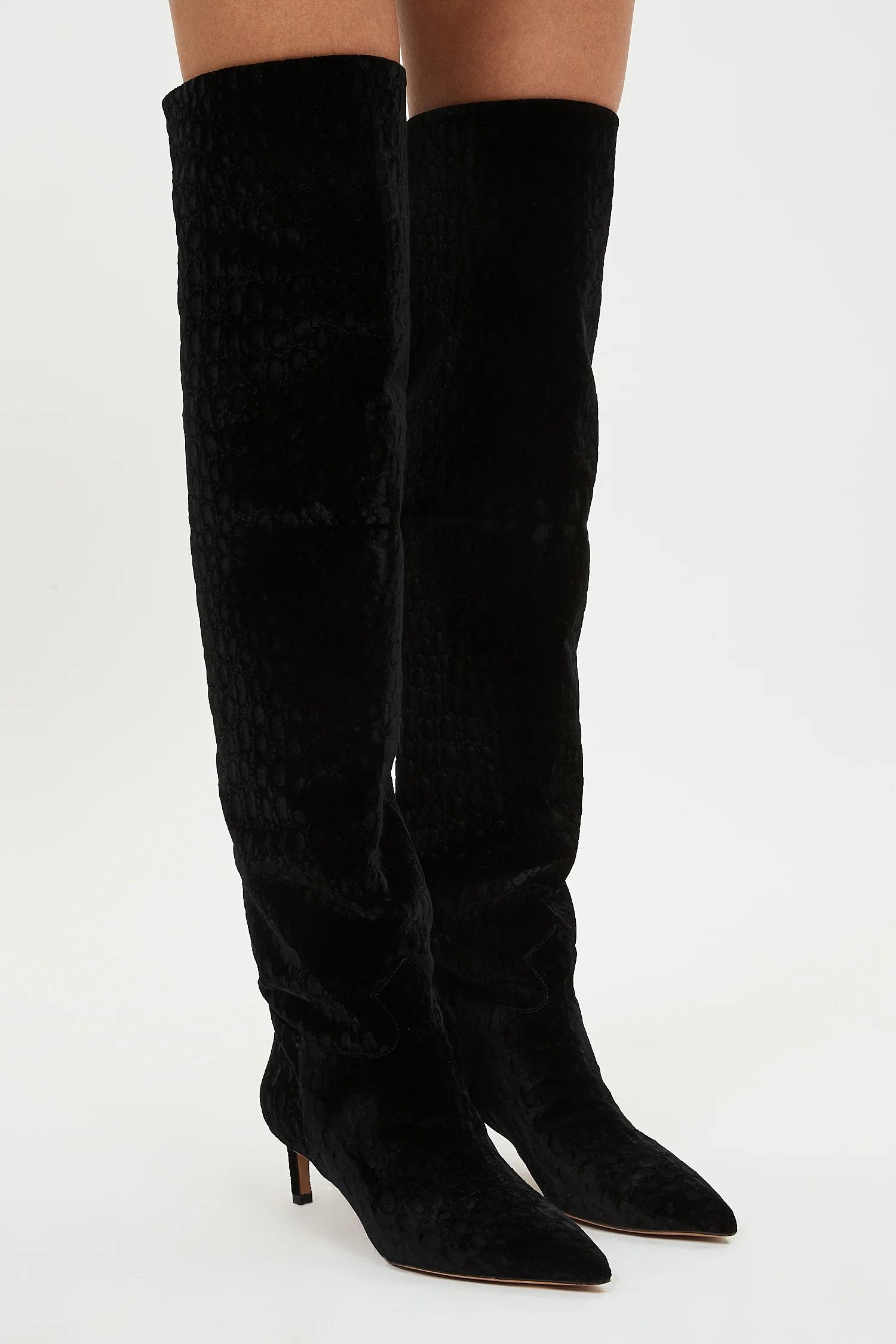 Carolina Over The Knee Boot - Noir - Image 2
