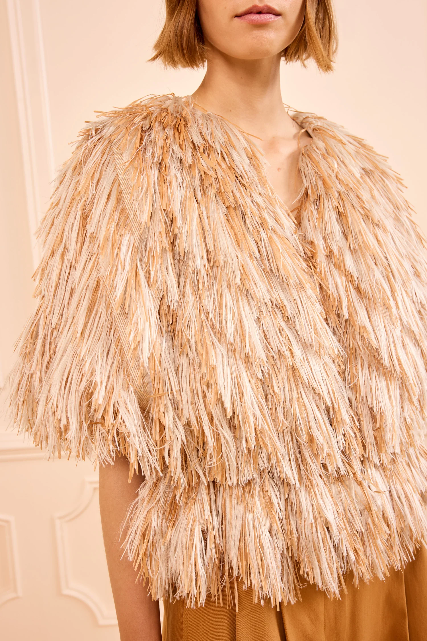 Celestia Raffia Vest - Sand Dollar - Image 2