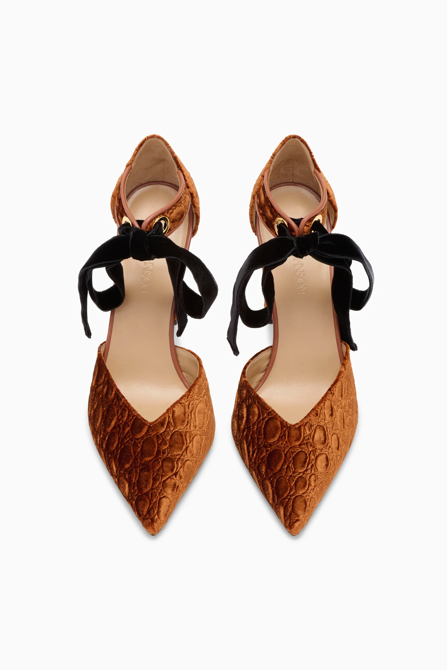 Corinna Eyelet Detail High Heel - Sierra - Image 4
