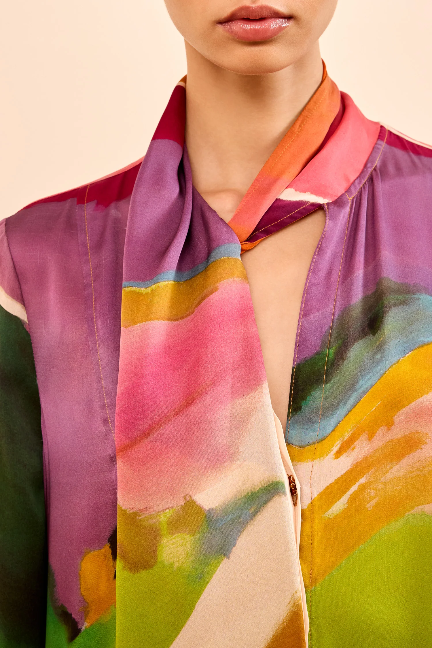 Critique Silk Dress - Nature Abhors A Vacuum - Image 2