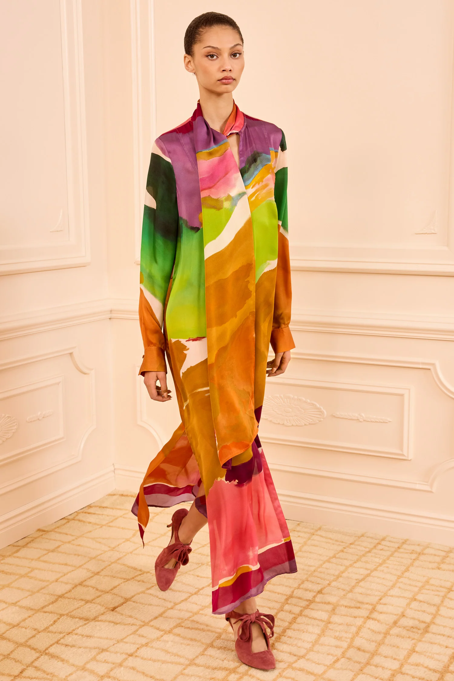 Critique Silk Dress - Nature Abhors A Vacuum - Image 3