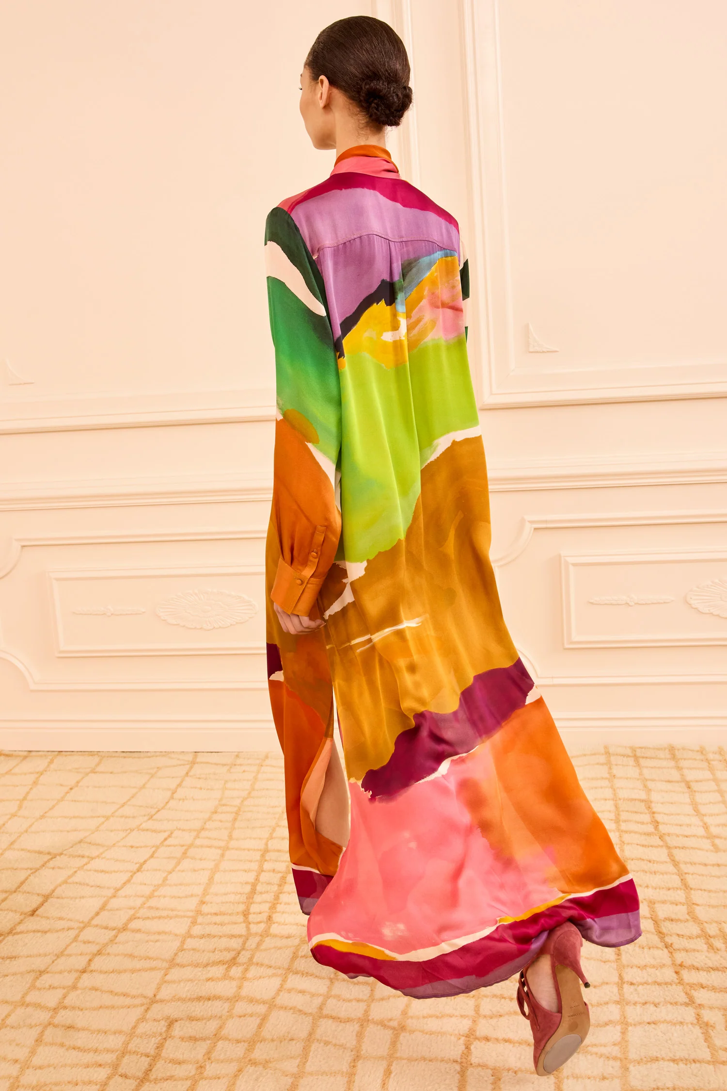 Critique Silk Dress - Nature Abhors A Vacuum - Image 4