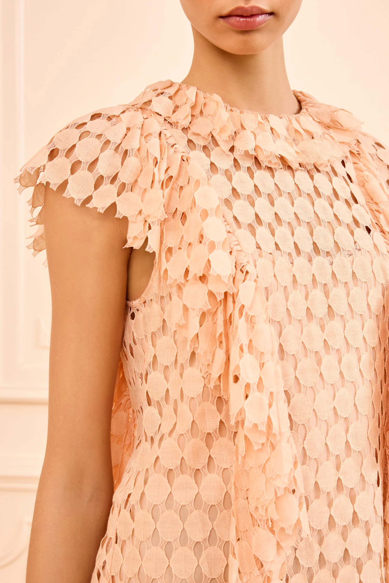 Daevy Lace Top - Blush - Image 2