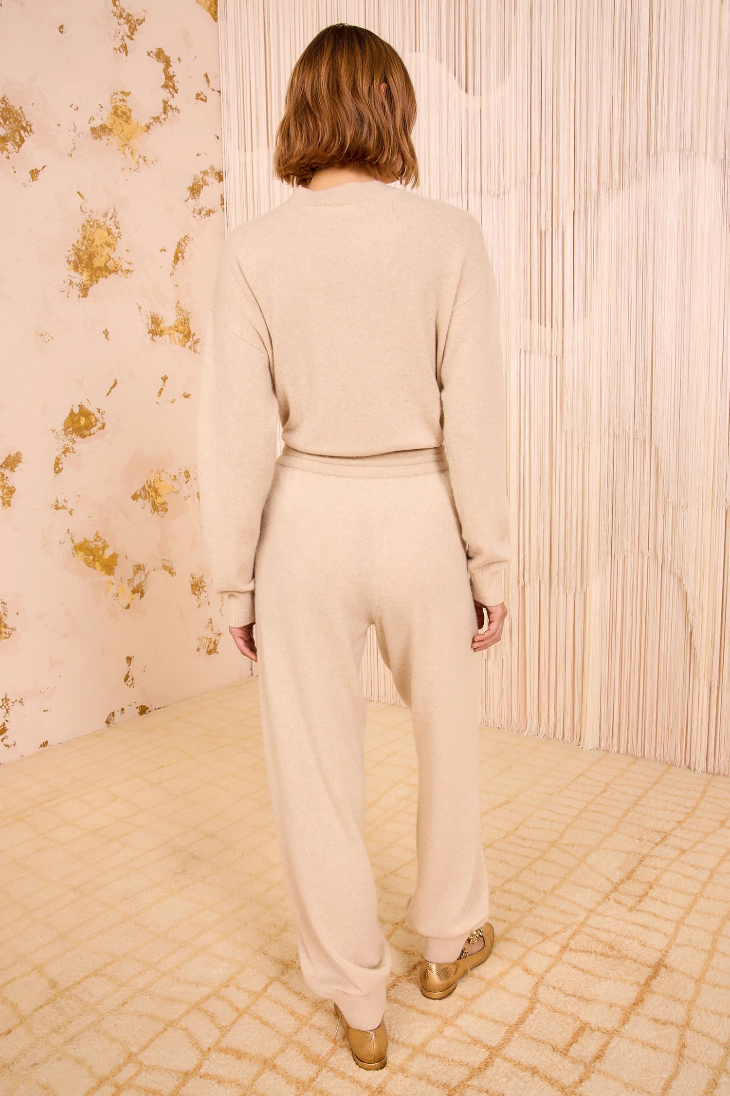 Danica Cashmere Pants - Melange - Image 4