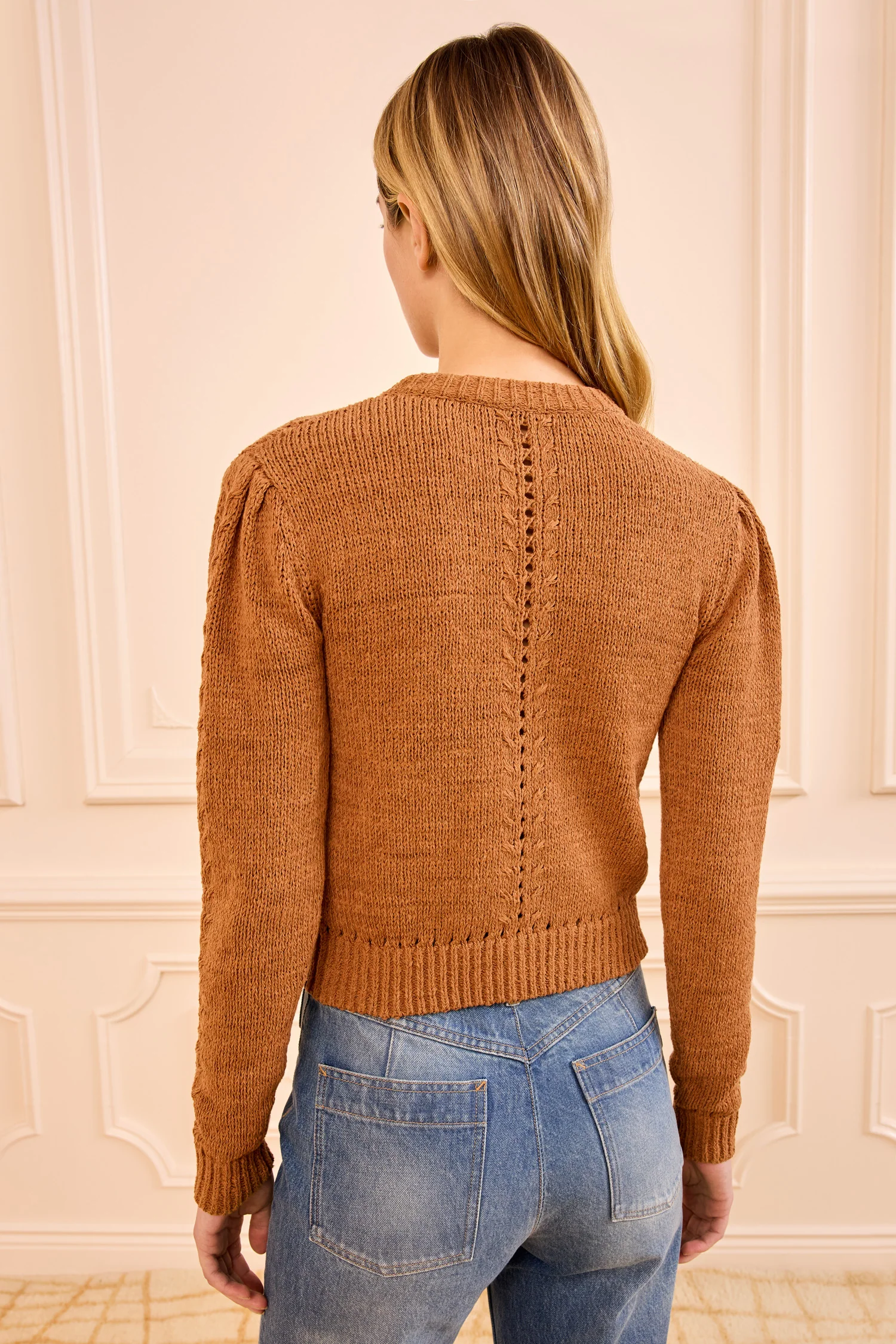Delphina Cardigan - Umber - Image 4