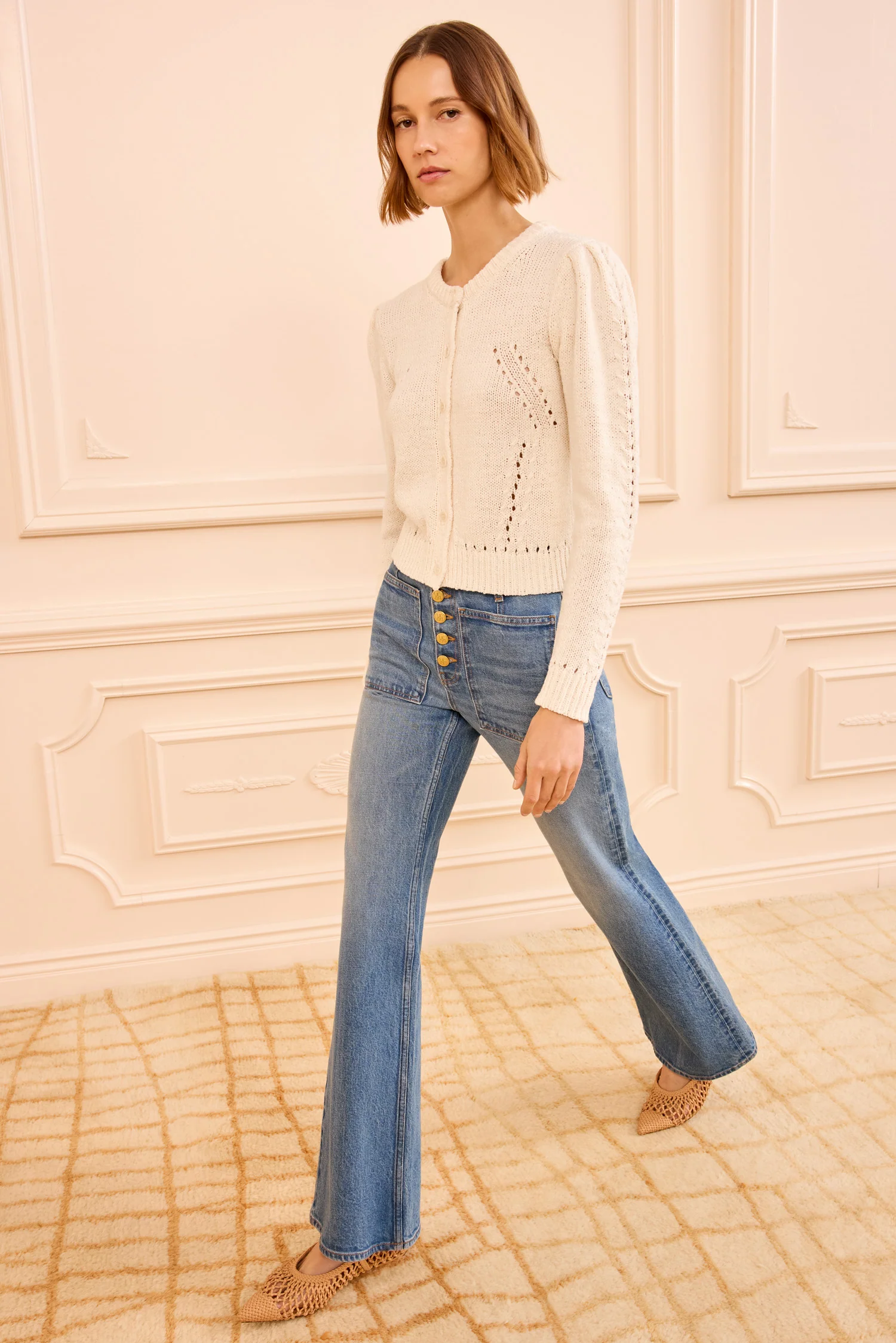 Delphina Cardigan - Cowrie - Image 3