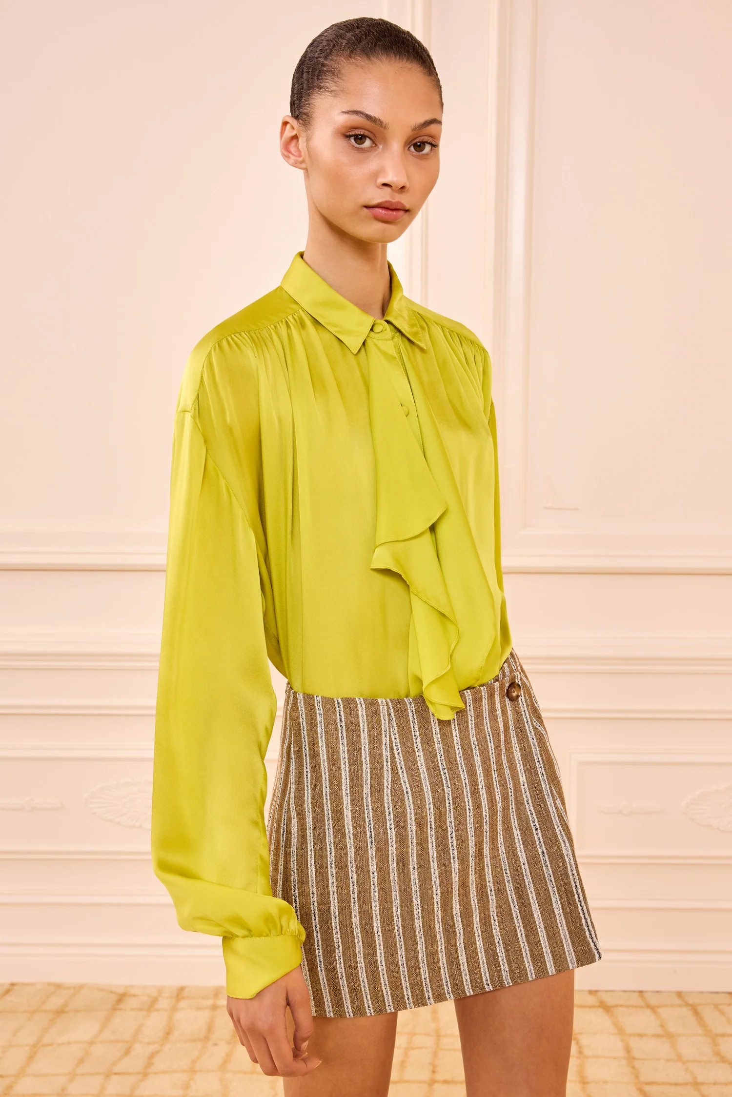 Doria Mini Skirt - Linum