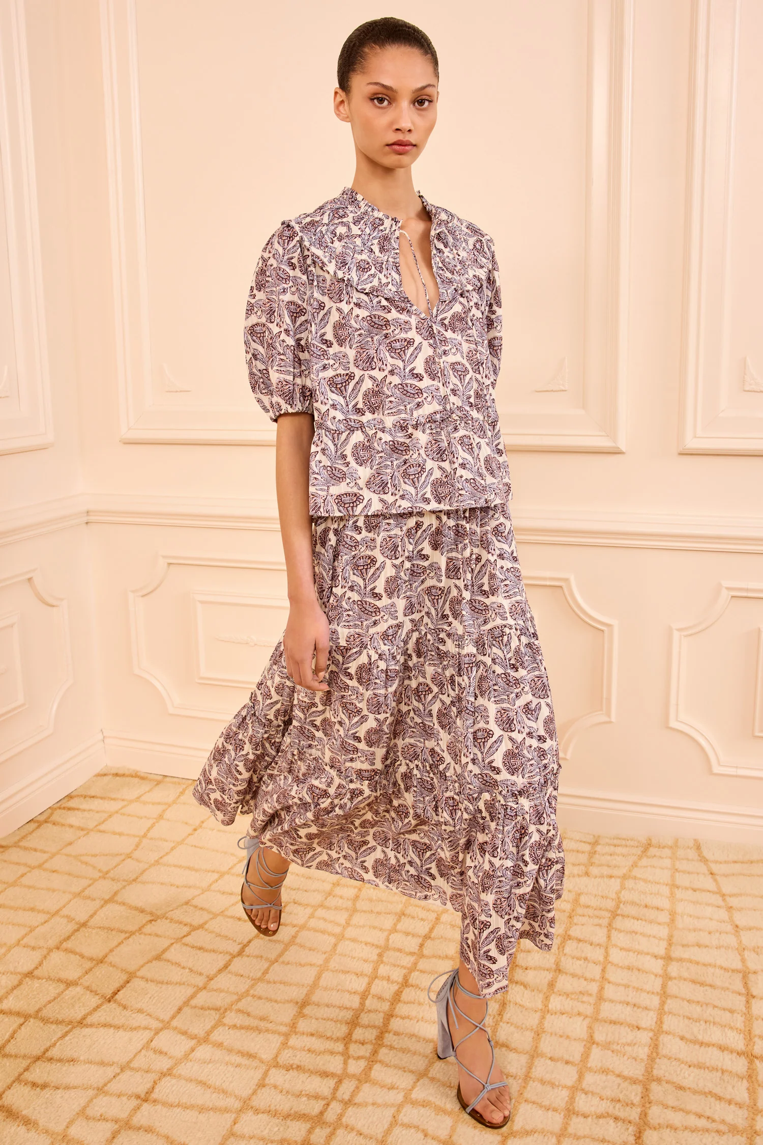 Elvie Cotton Top - Meadow - Image 4