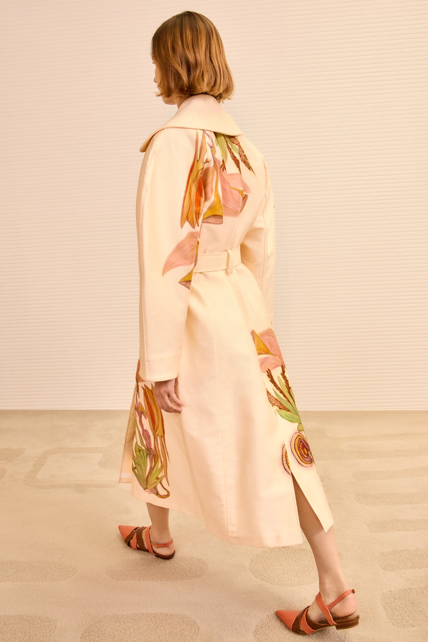 Fleur Belted Trench Coat - Inner Nature - Image 6