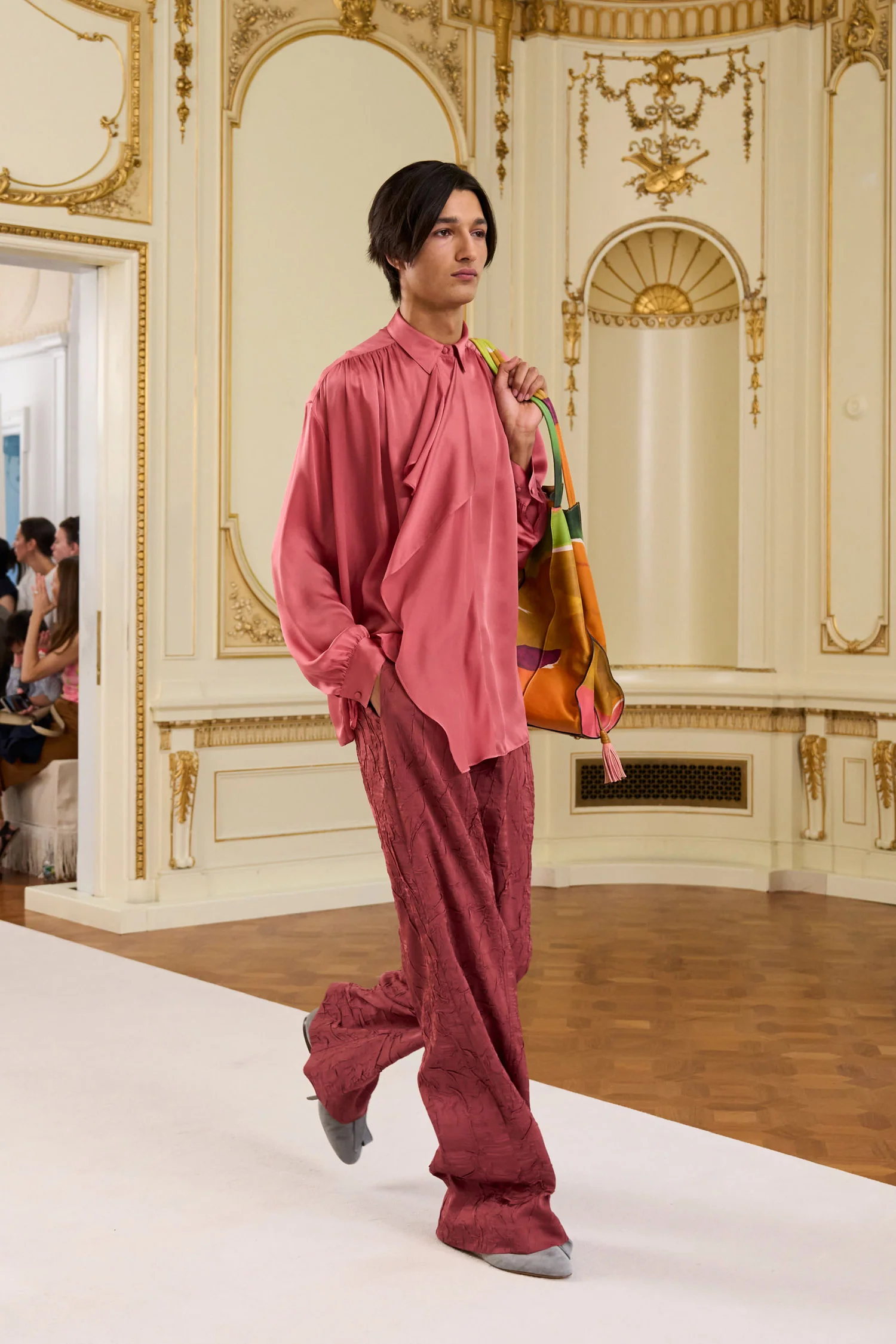 Gesture Silk Blouse - Rosewood - Image 7