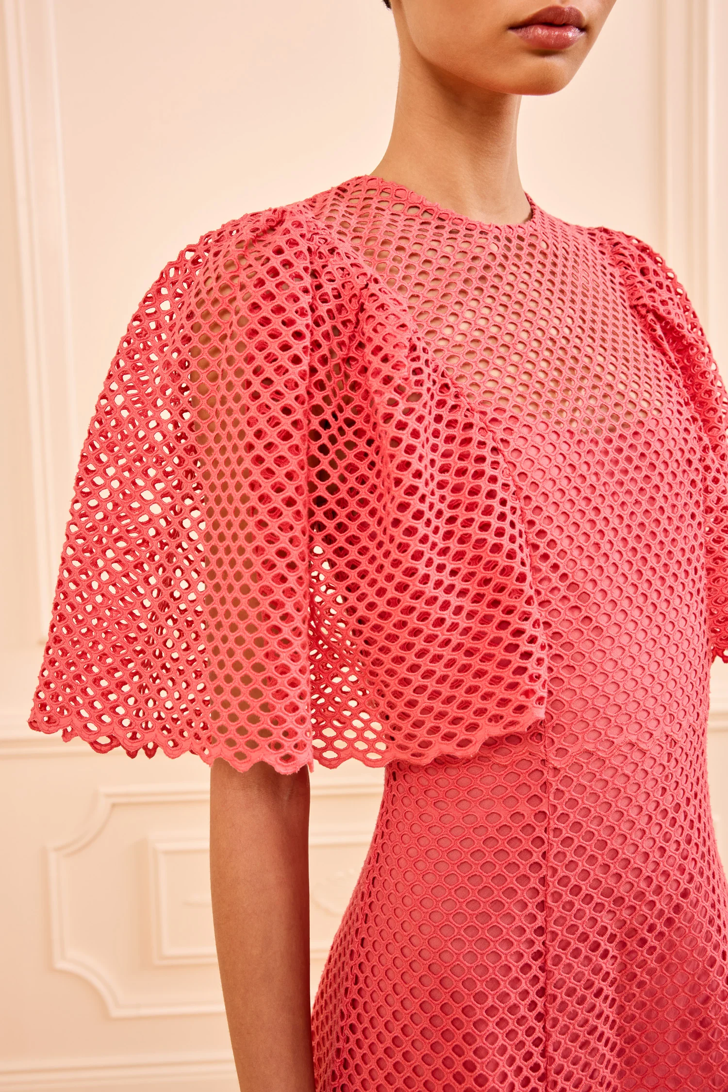 Gracelle Eyelet Cotton Dress - Dahlia - Image 2