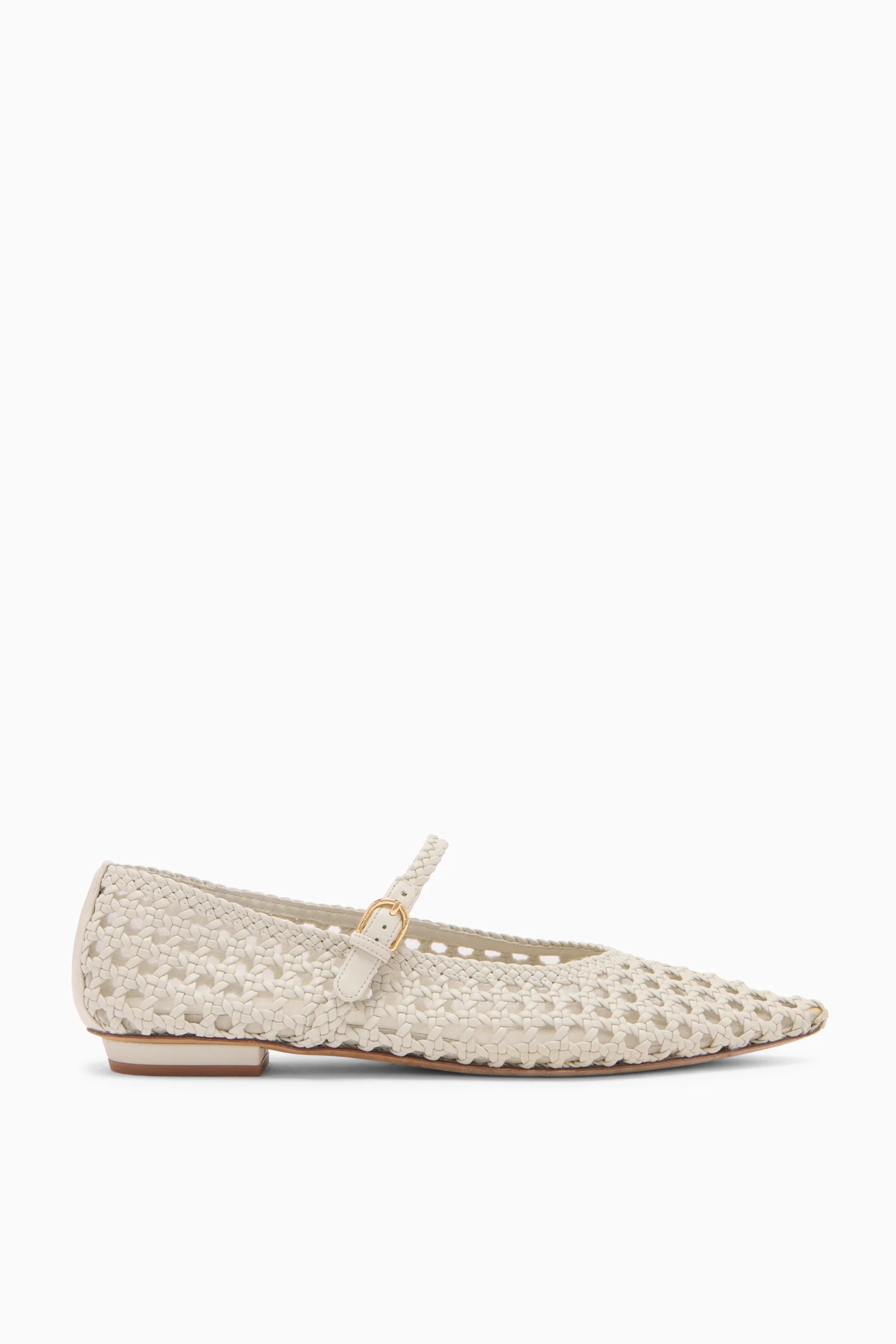 Gracie Pointy Toe Flat - Cowrie