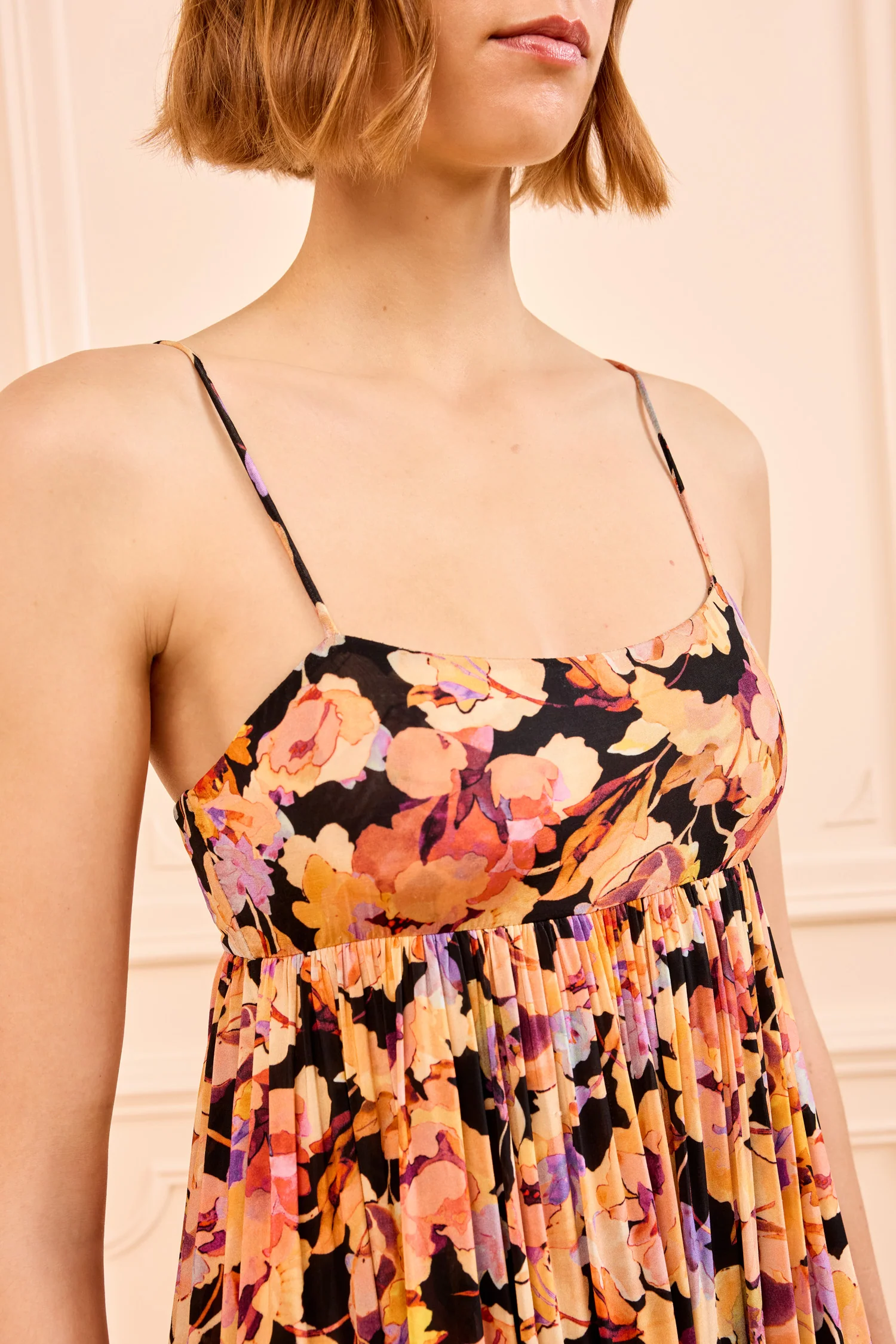 Hayes Jersey Dress - Night Bloom - Image 2