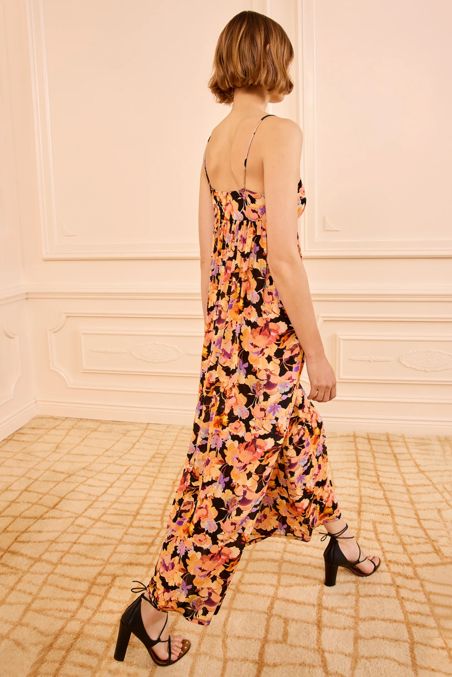 Hayes Jersey Dress - Night Bloom - Image 4