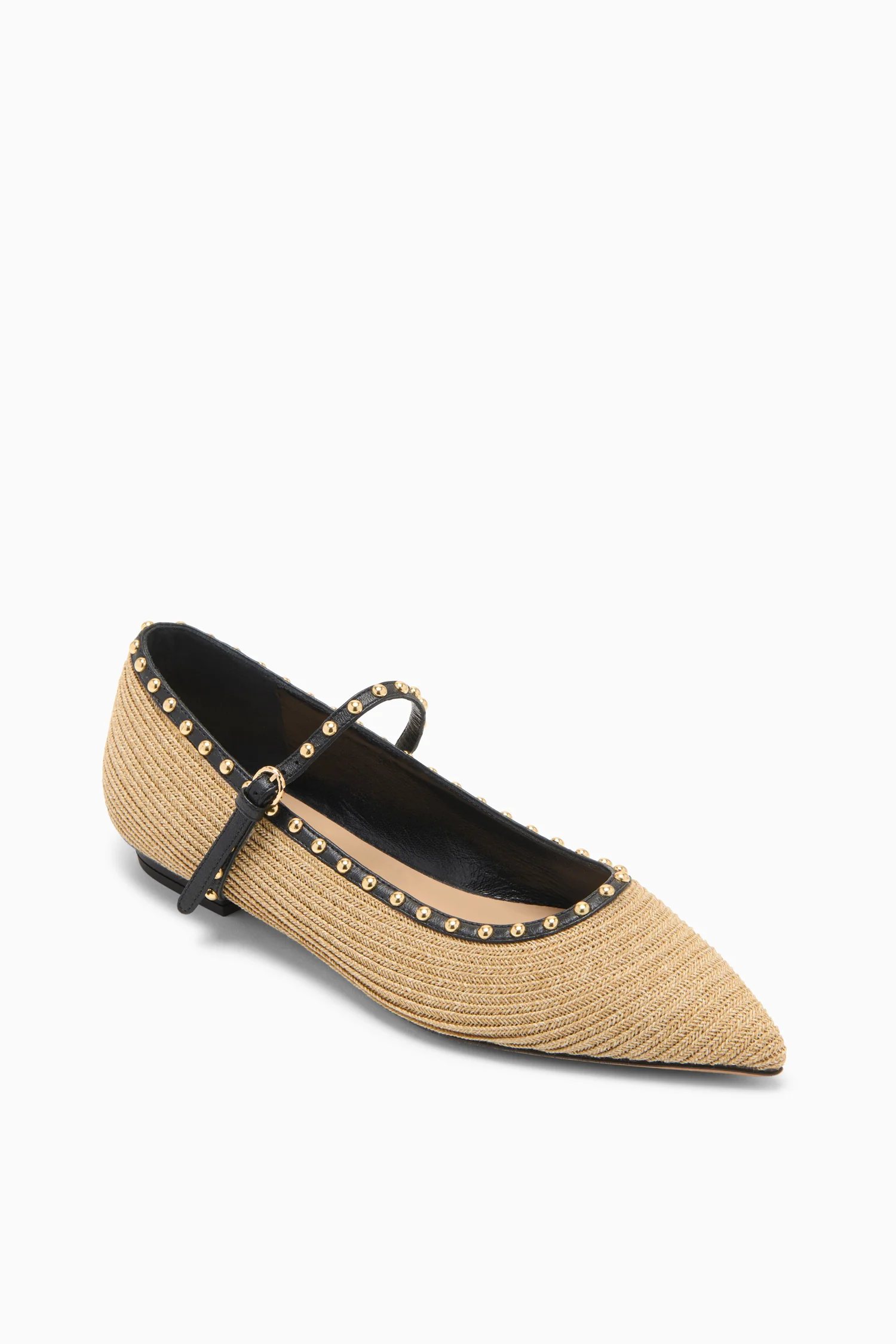 Hera Raffia Ballet Flat - Natural - Image 2